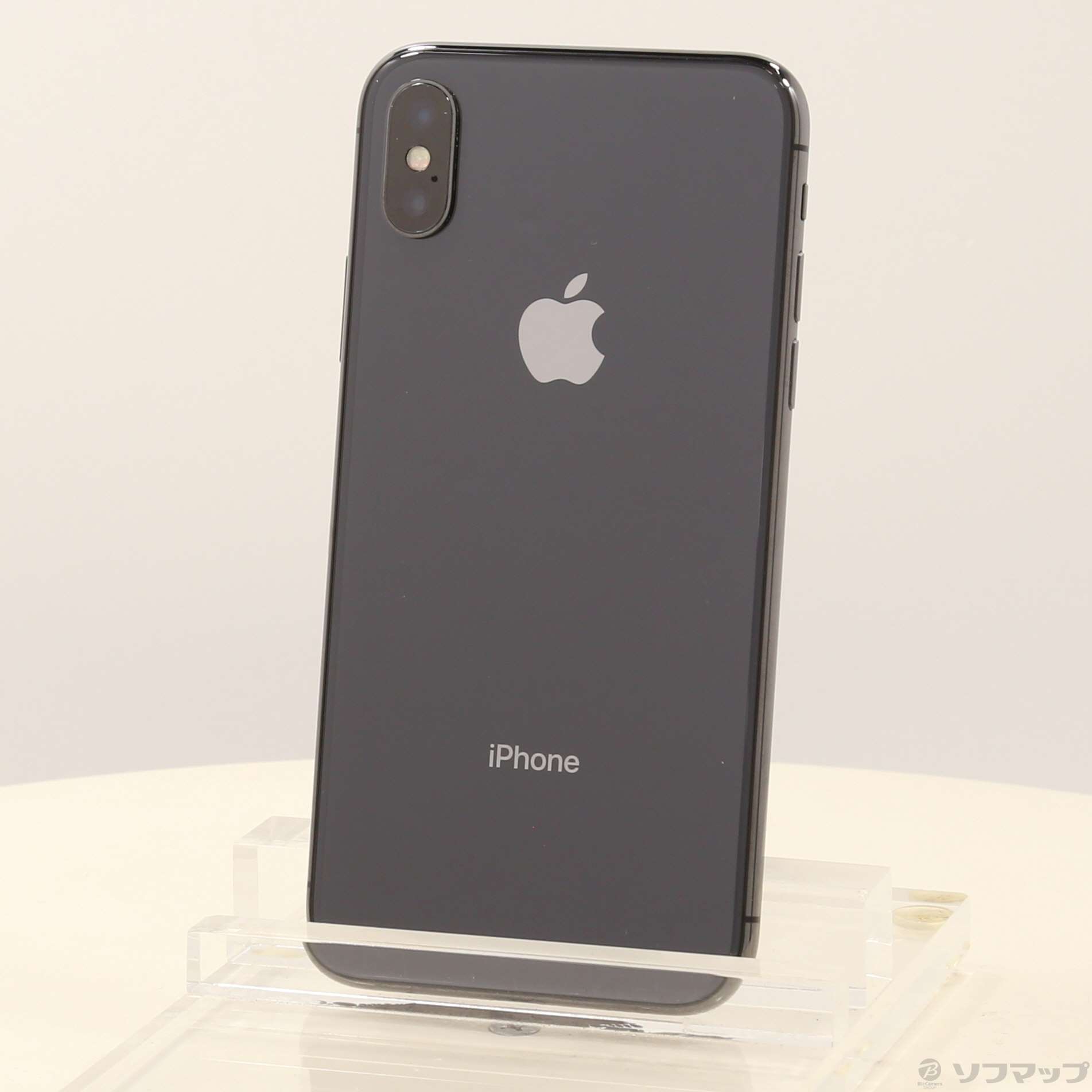 ♫超美品Apple iPhone X 256GB MQC12J/A グレイ 中古】iPhoneX 256GB スペースグレイ MQC12J／A SIMフリー