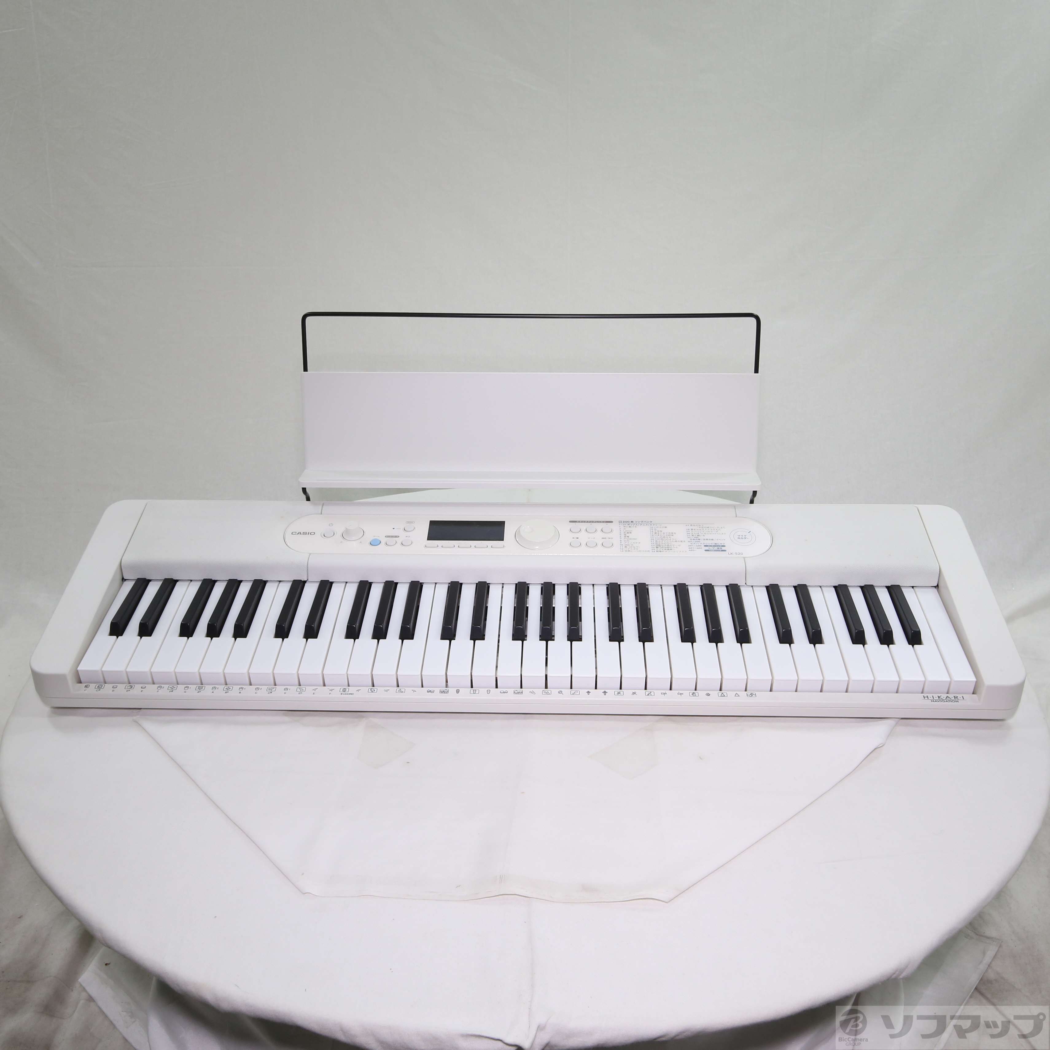 中古】Casiotone 光ナビゲーションキーボード LK-520 [2133066056471