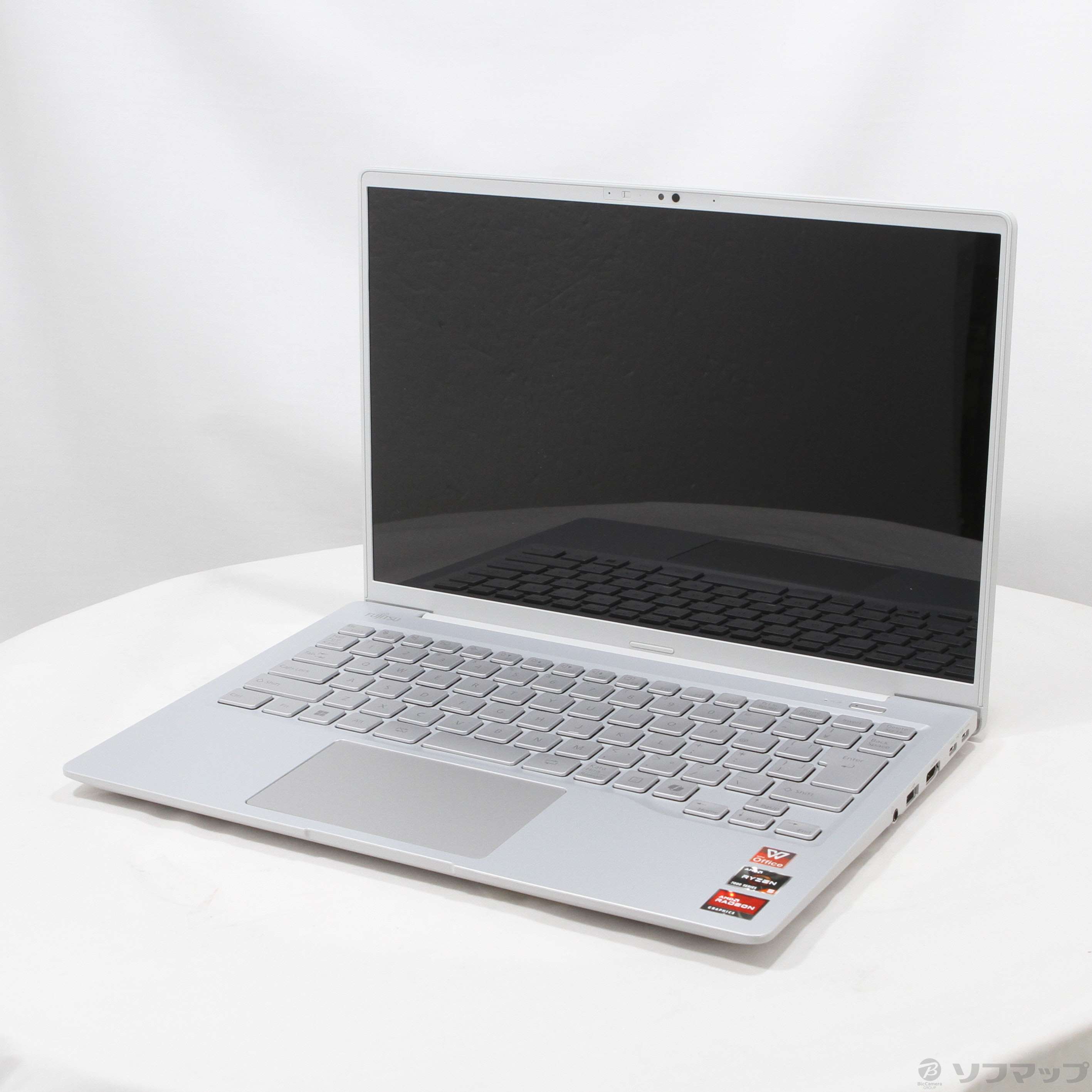 中古】LIFEBOOK MH55／J3 FMVM55J3S ファインシルバー ［Ryzen-5-7520U
