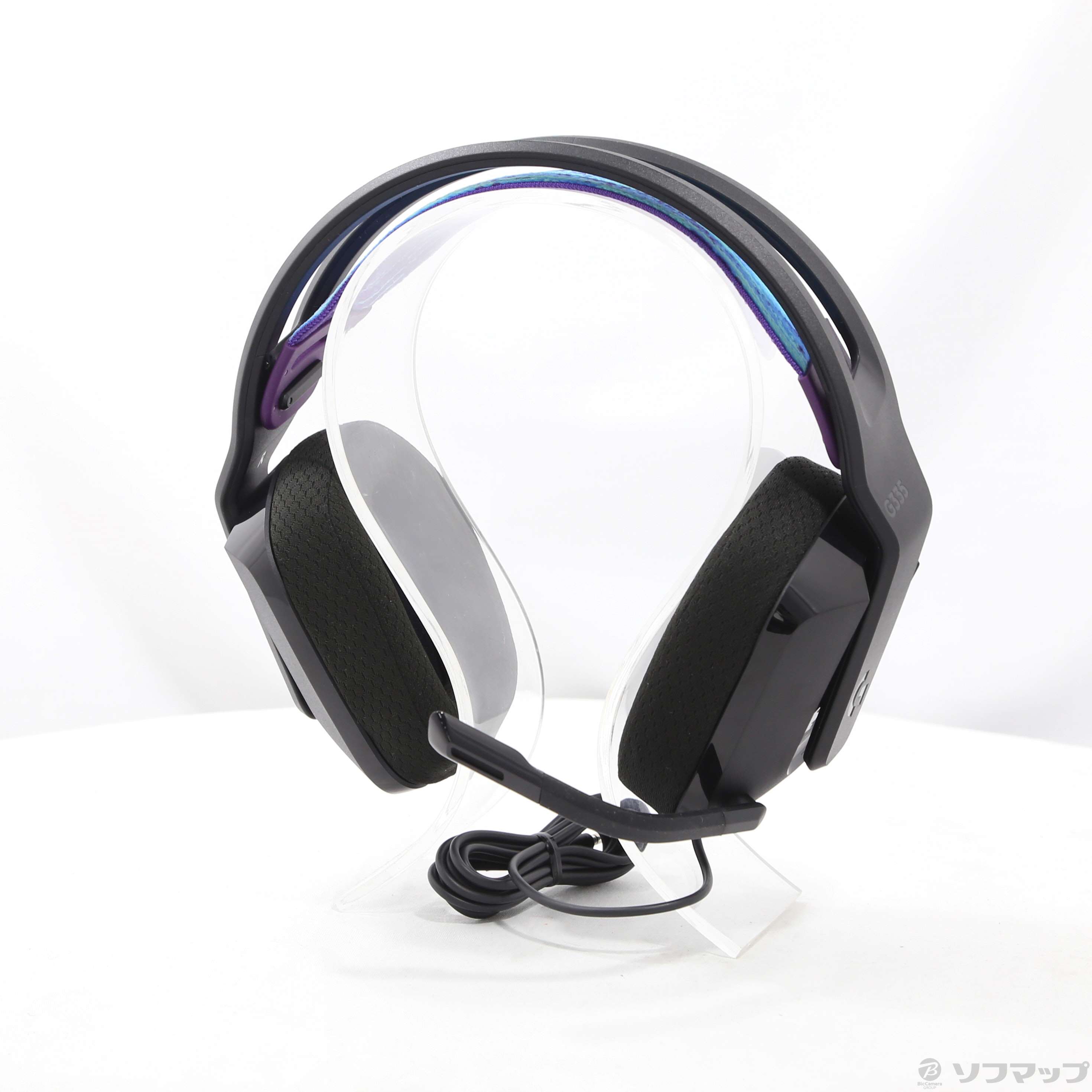 中古】G335 有線ゲーミングヘッドセット ブラック [2133066259315
