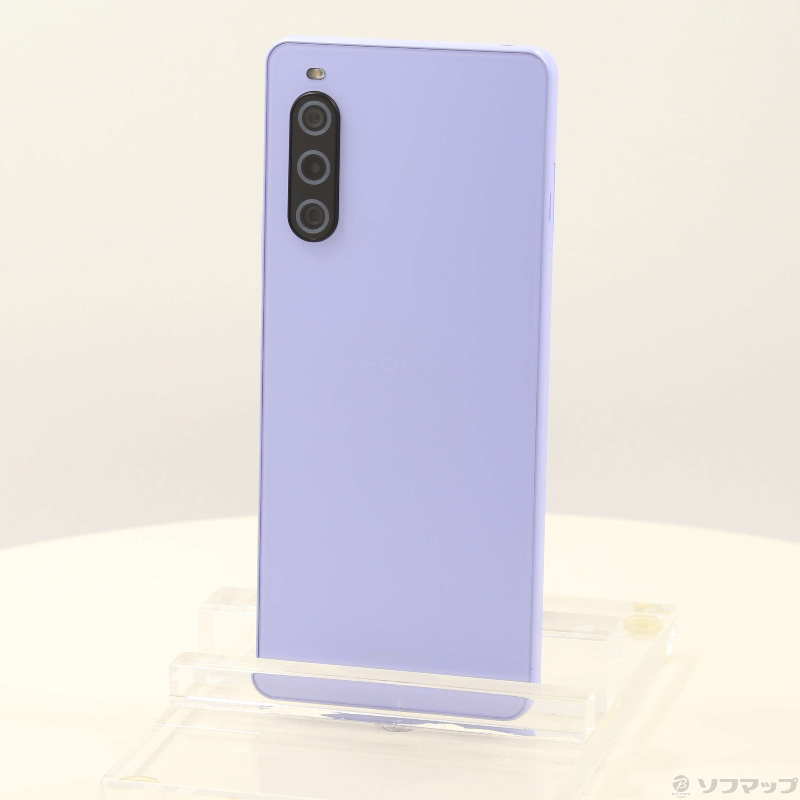 中古】Xperia 10 V 128GB ラベンダー SOG11 au SIMフリー