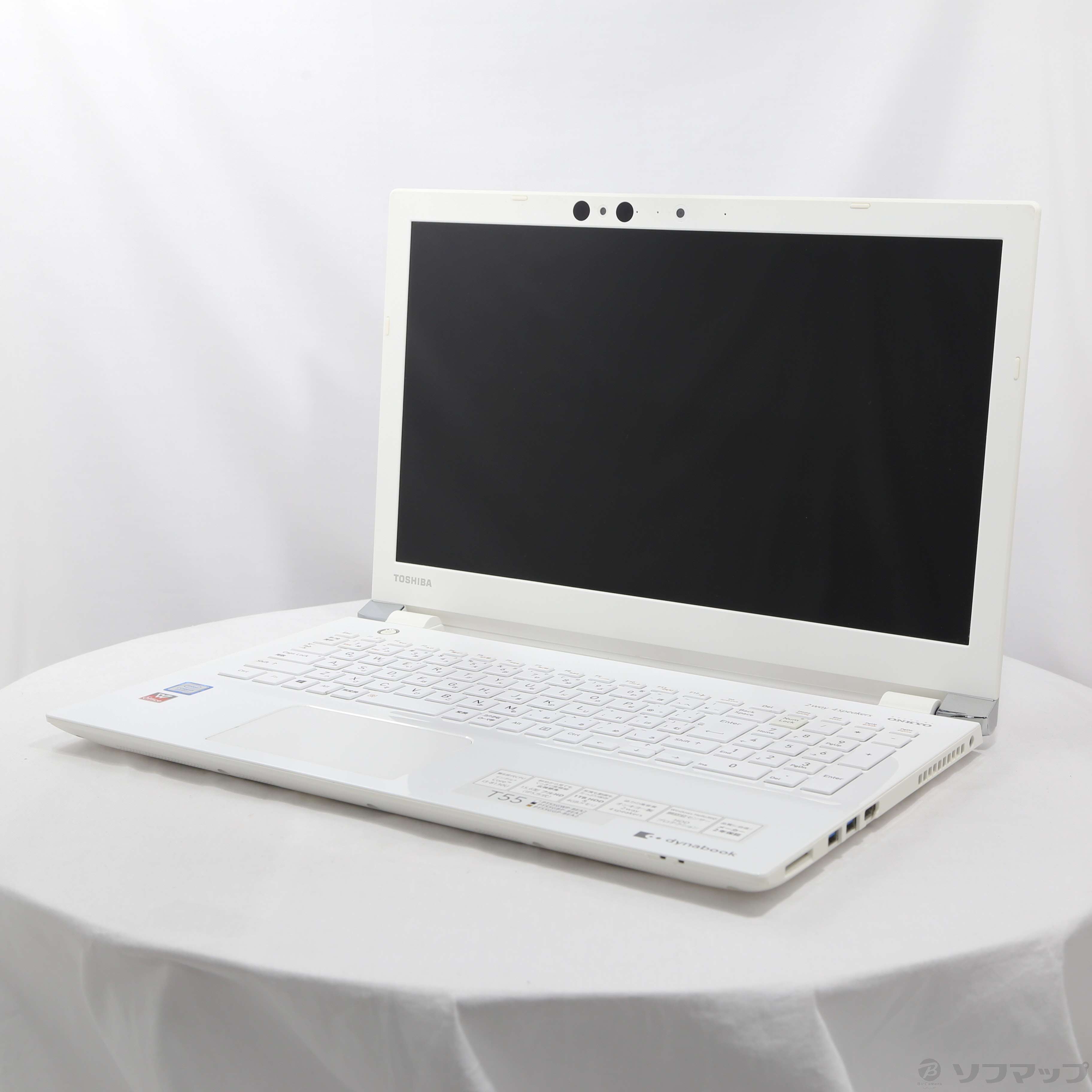 中古】dynabook T55／GW PT55GWP-BEA2 リュクスホワイト 〔Windows 10