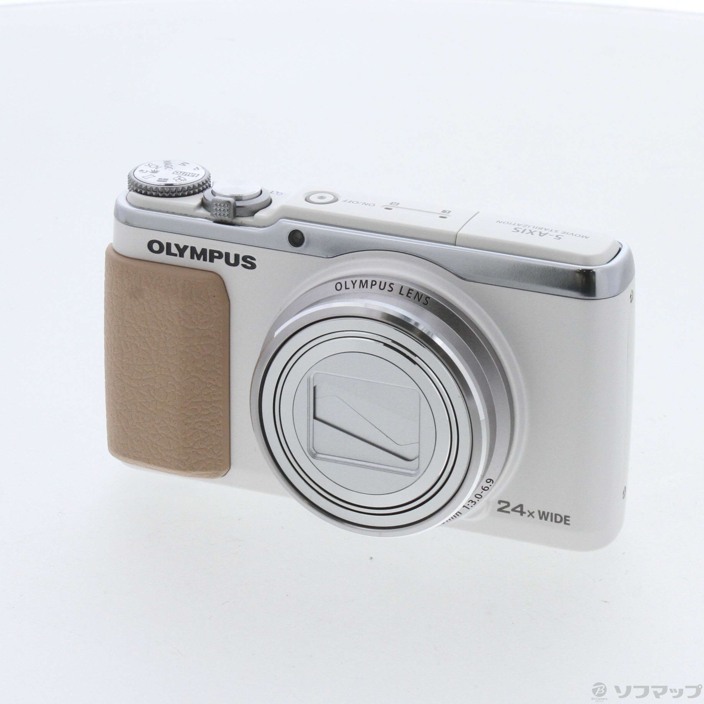 【中古品】OLYMPUS コンパクトデジタルカメラ STYLUS SH-60 中古】OLYMPUS STYLUS SH-60 ホワイト [2133066737783] - リコレ