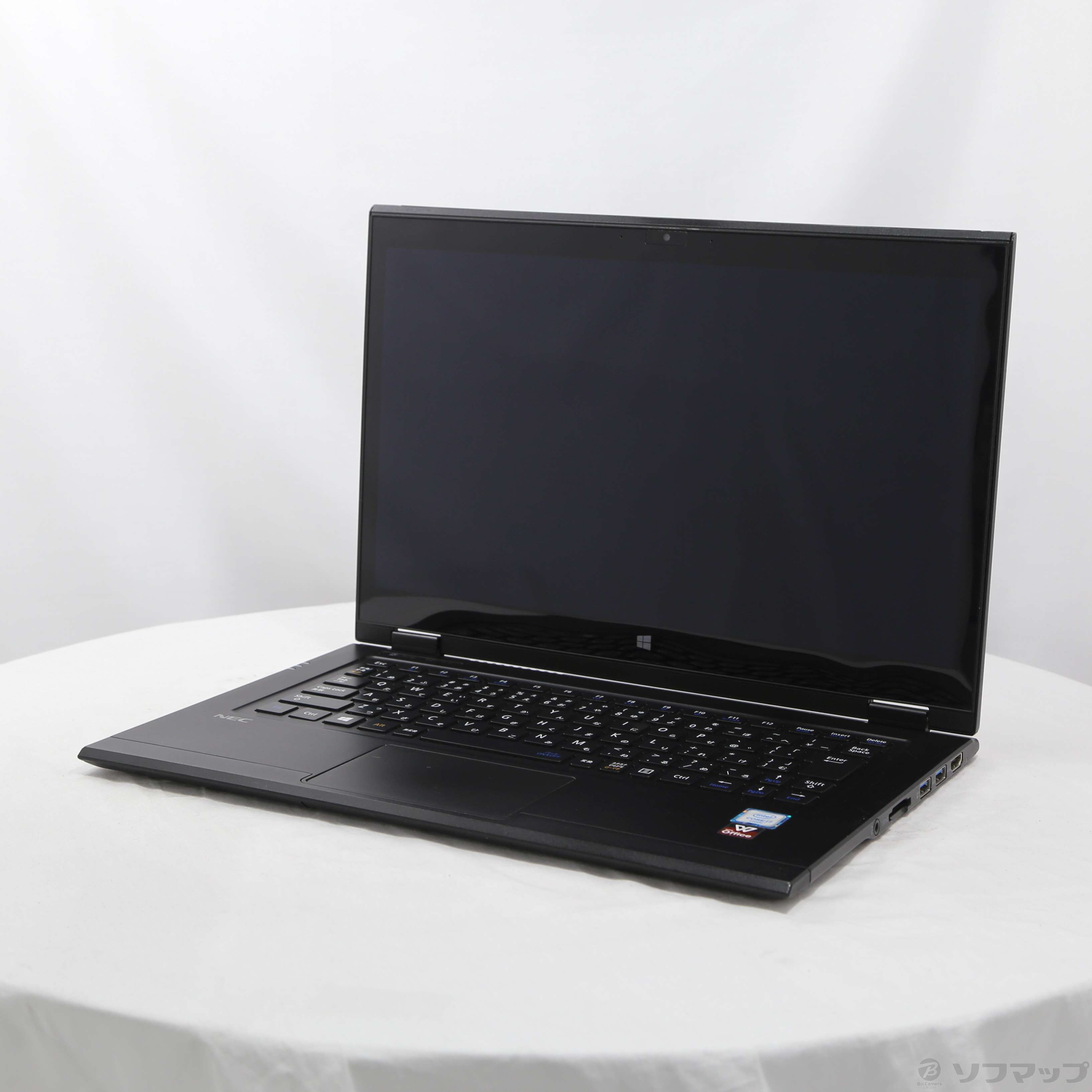 【中古品】NECのHZ750/FAB LAVIE Hybrid ZERO（13インチ）お譲りします。 中古】LaVie Hybrid ZERO HZ750／FAB PC-HZ750FAB ストームブラック AC
