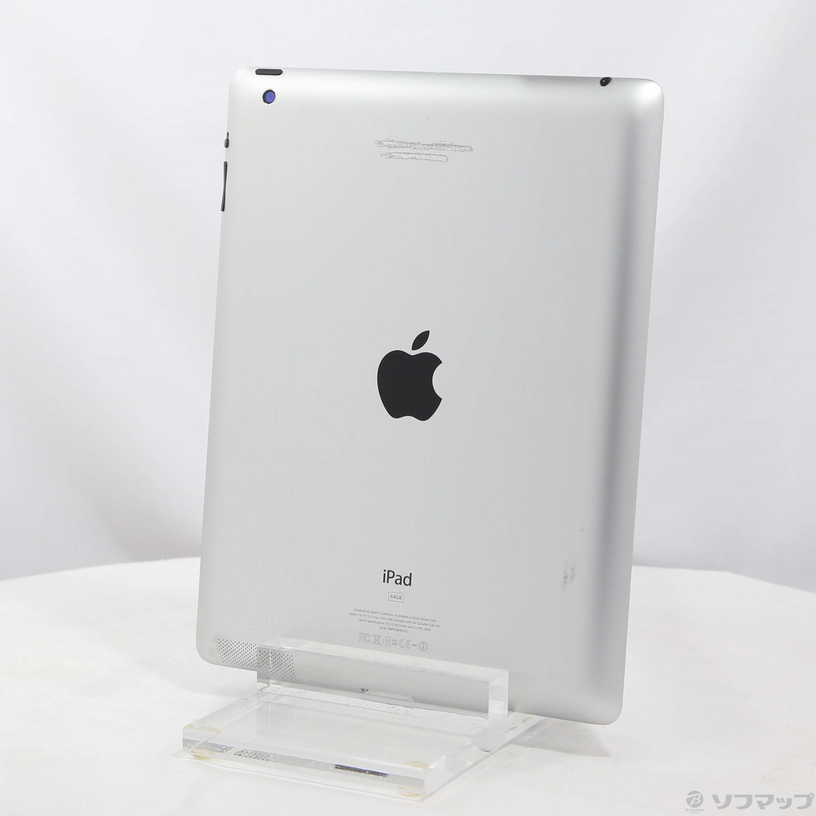 iPad 第3世代Wi-Fi64GB MD330/JA 中古】iPad 第3世代 64GB ホワイト MD330J／A Wi-Fi [2133066958713