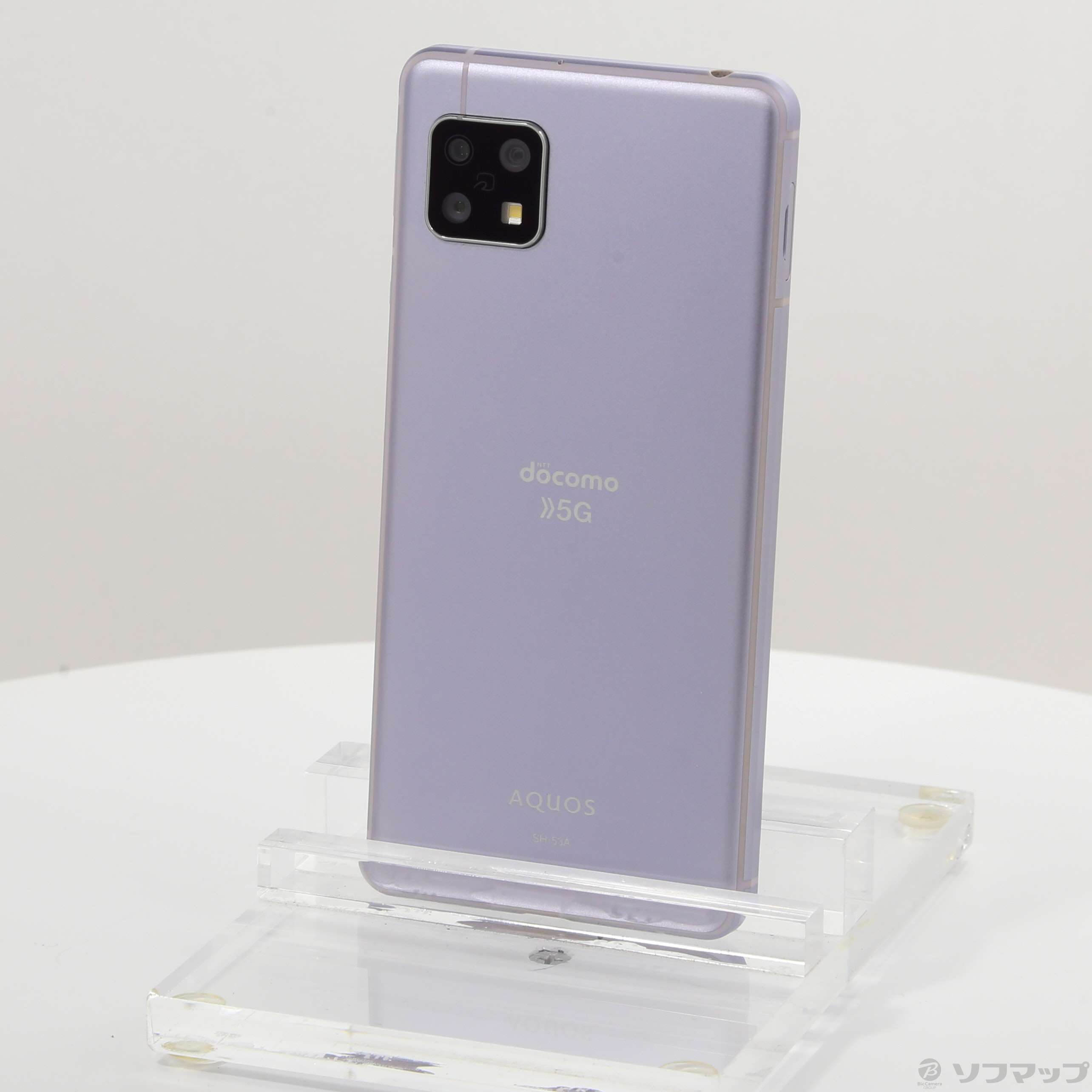 SHARP - AQUOS sense5G ライラック 64 GB docomo SIMフリー AQUOS sense5G ライラック 64 GB SIMロック解除済み SIMロック