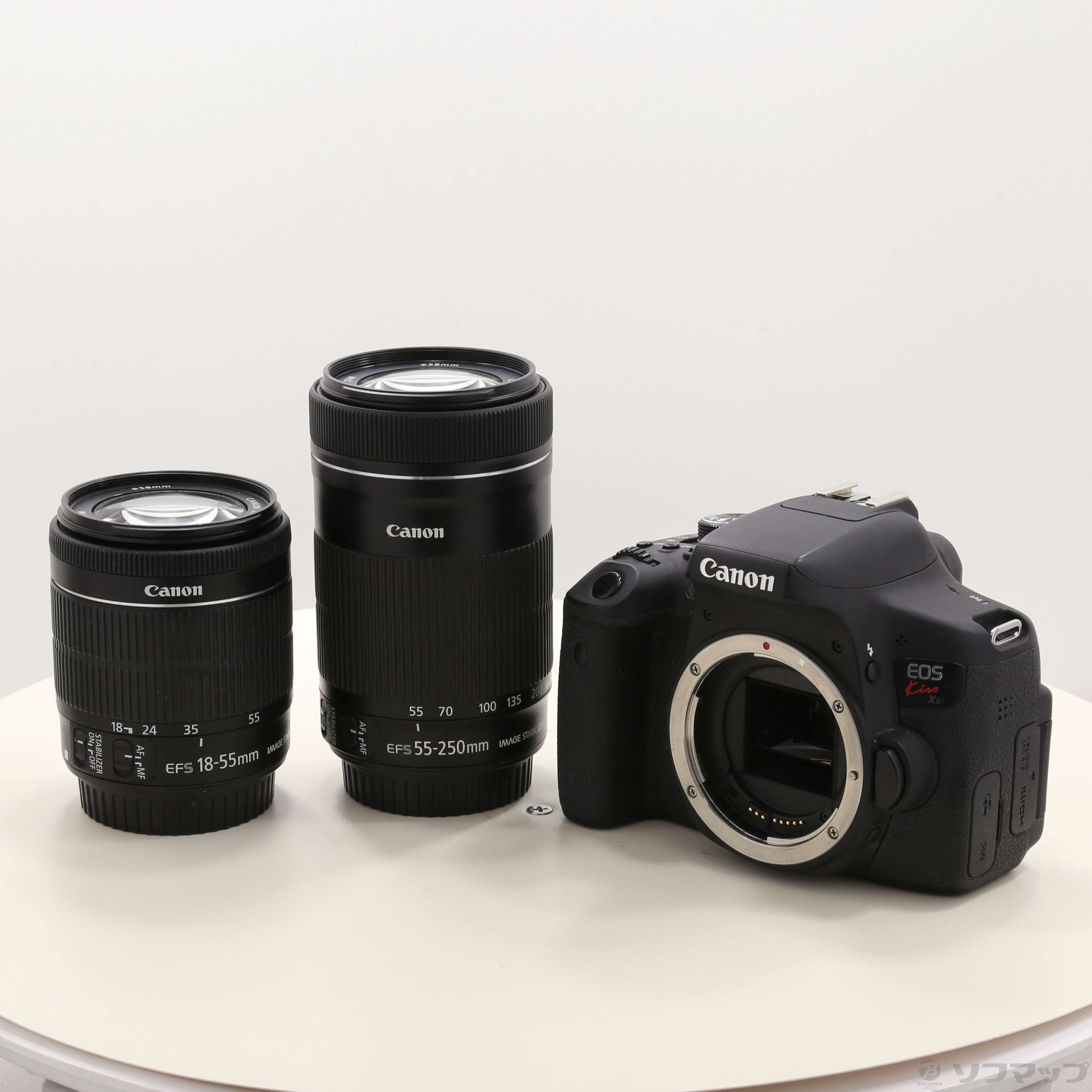 中古】期間特価対象品 EOS Kiss X8i ダブルズームキット