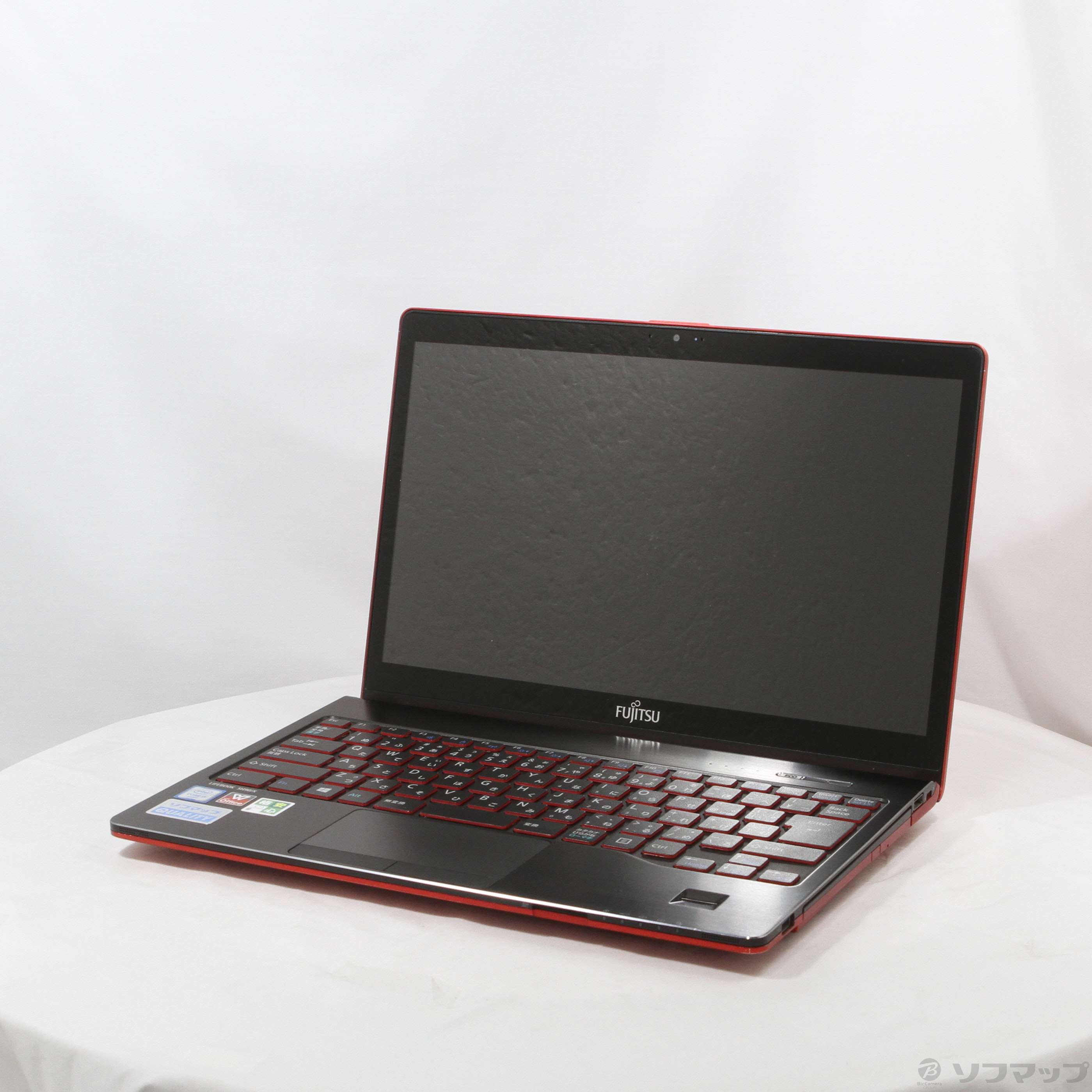 中古】格安安心パソコン LIFEBOOK SH90／X FMVS90XRD1 サテンレッド
