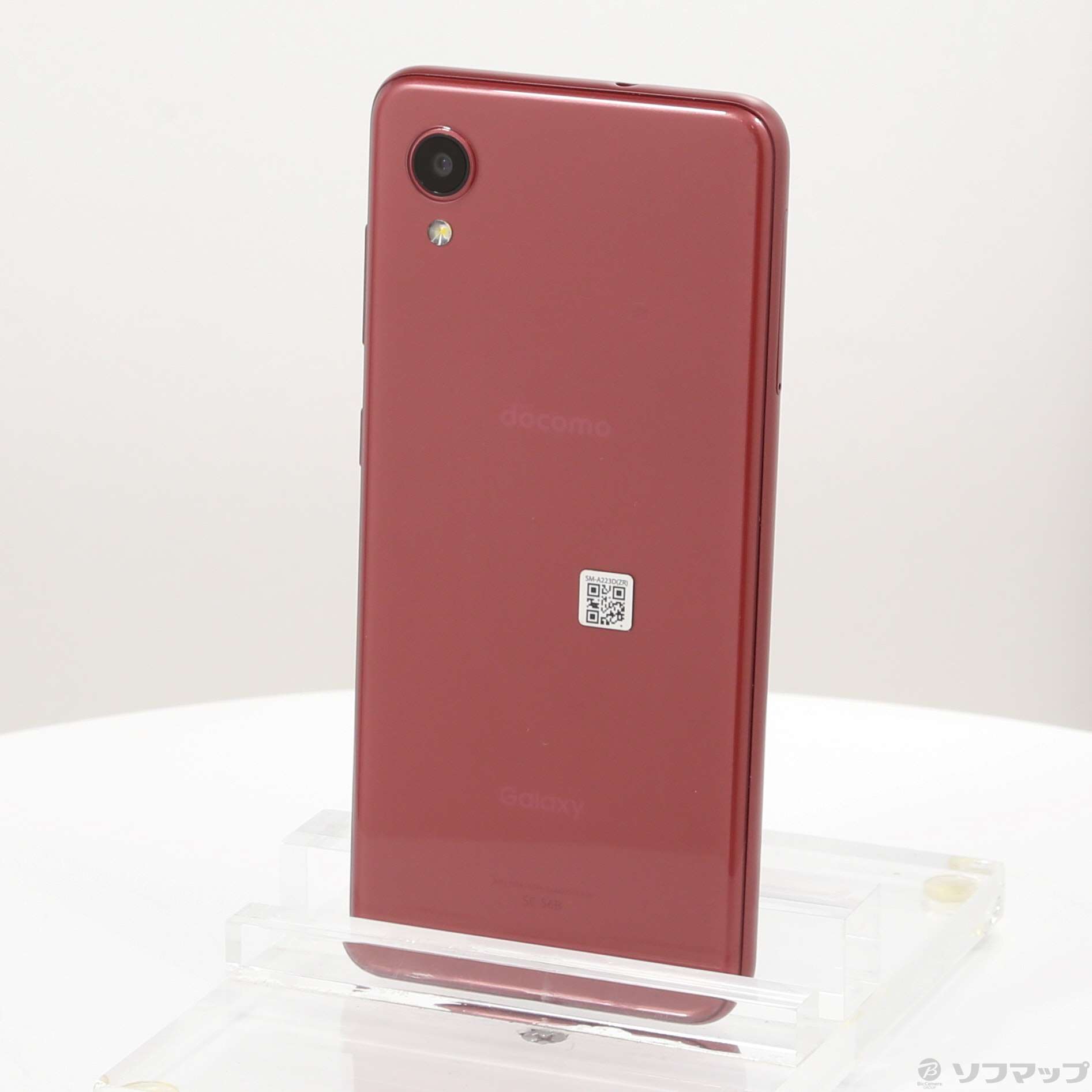 中古】Galaxy A22 5G 64GB レッド SC-56B docomo SIMフリー