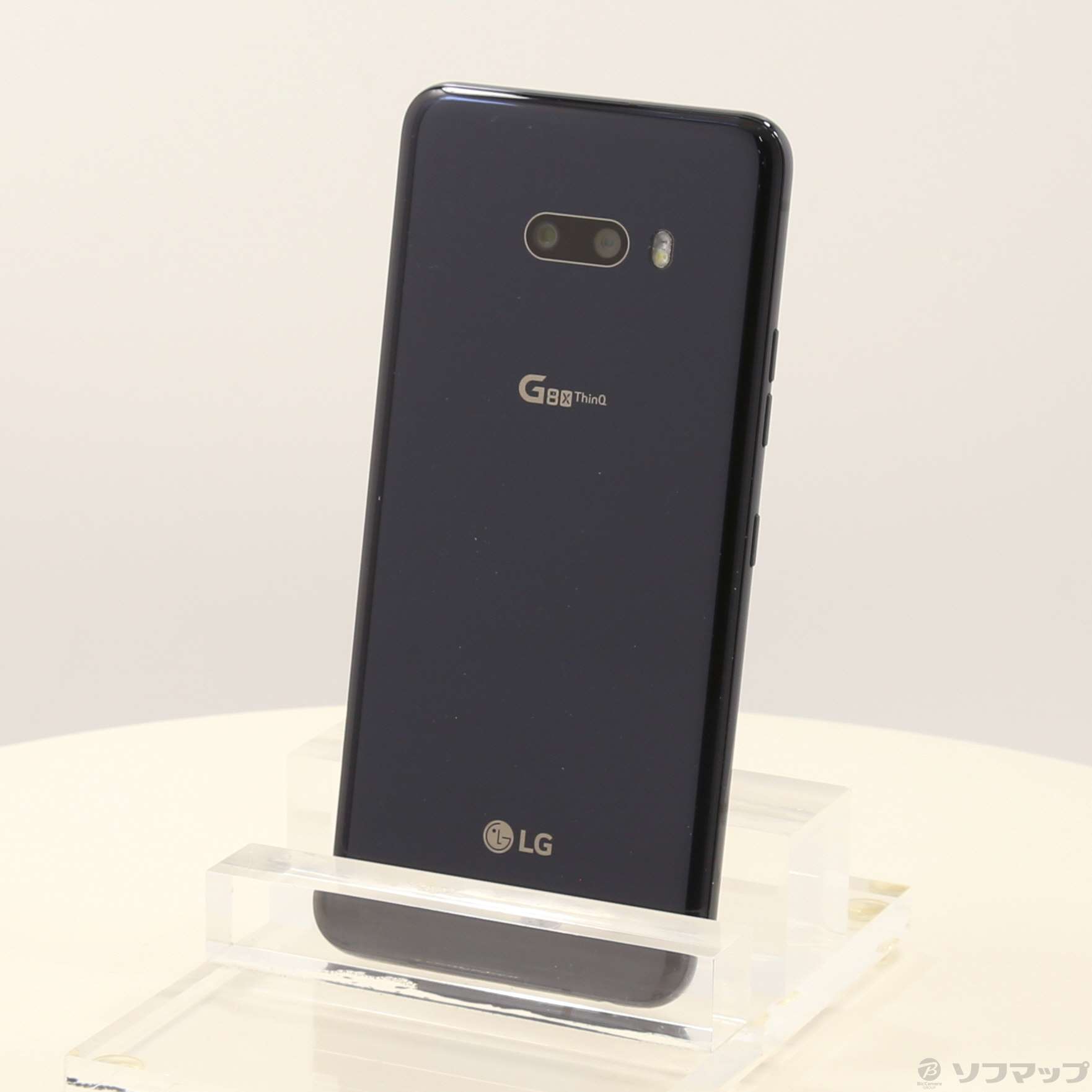 中古】LG G8X ThinQ 64GB オーロラブラック 901LG SoftBank