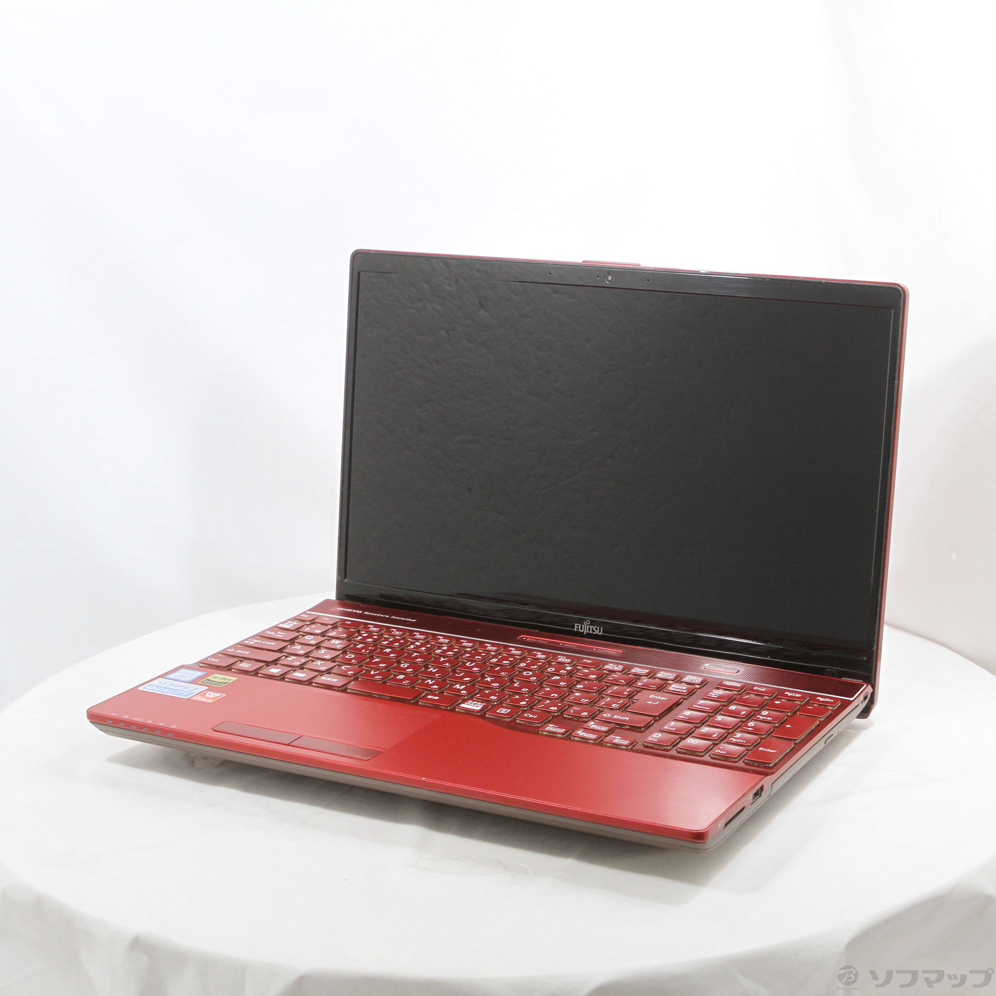 中古】LIFEBOOK AH53／C2 FMVA53C2R ガーネットレッド 〔Windows 10