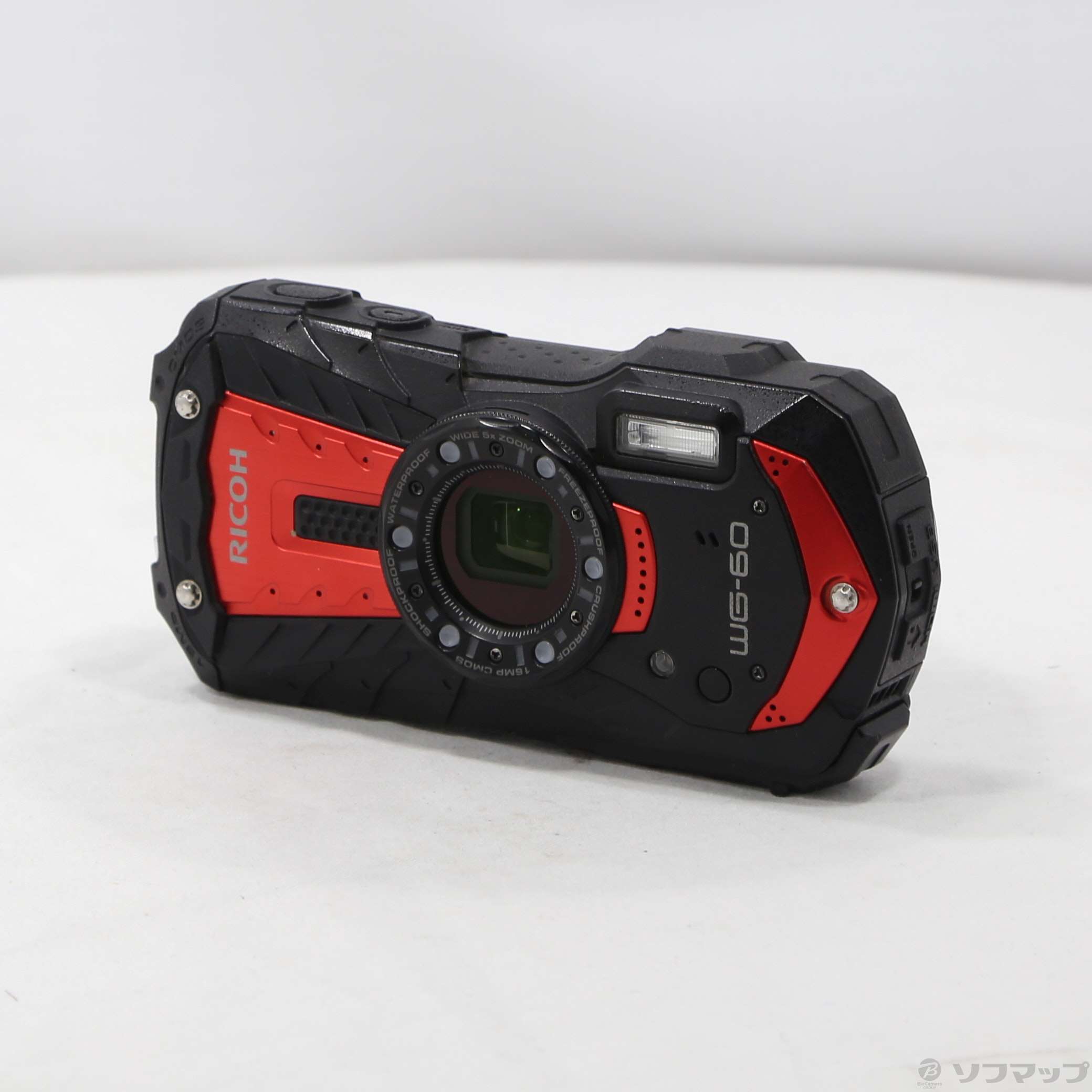 RICOH リコー WG-60 デジタルカメラ　動作確認済み　中古 中古】RICOH WG-60 レッド [2133068074091] - リコレ