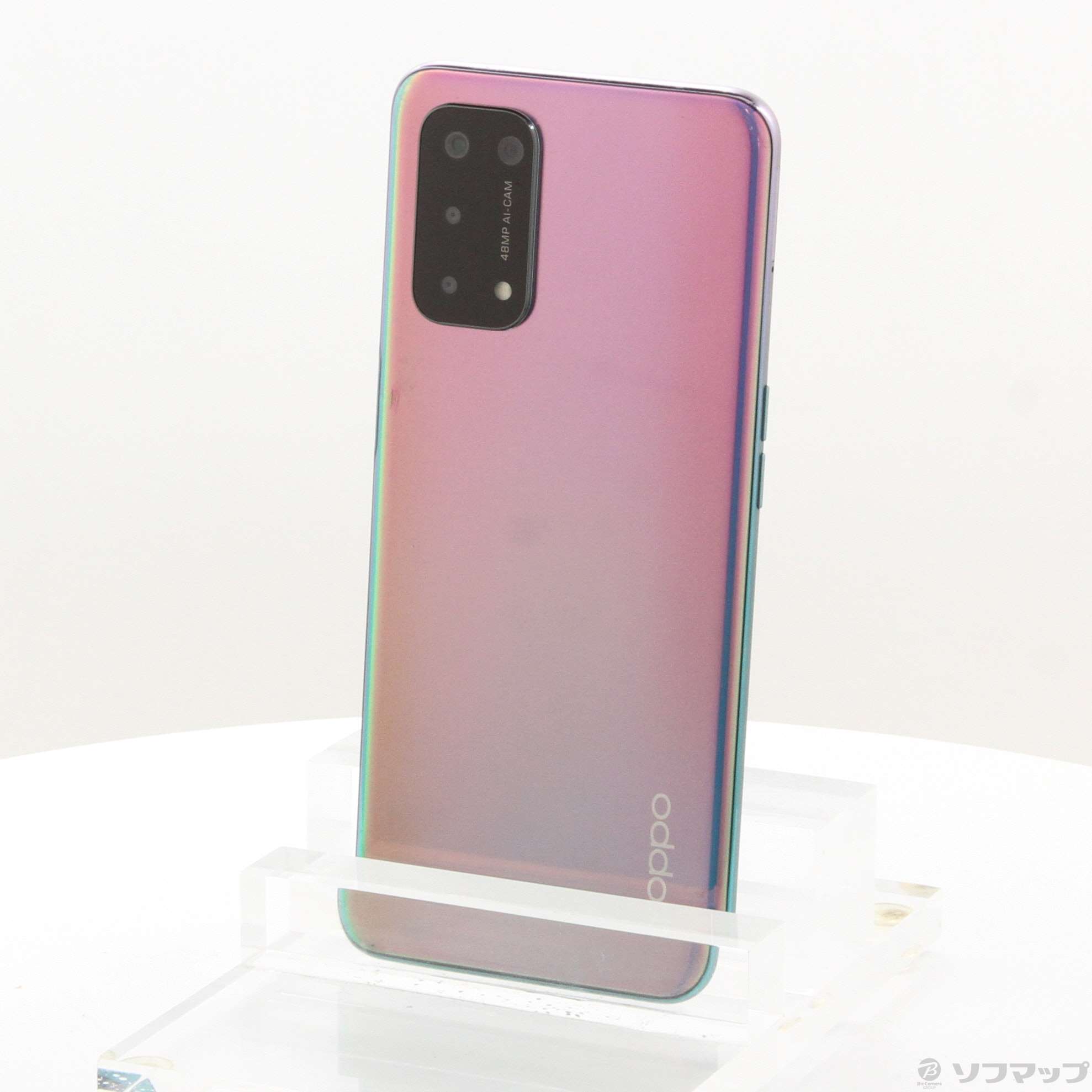 中古】OPPO A54 5G 64GB ファンタスティックパープル OPG02 auロック