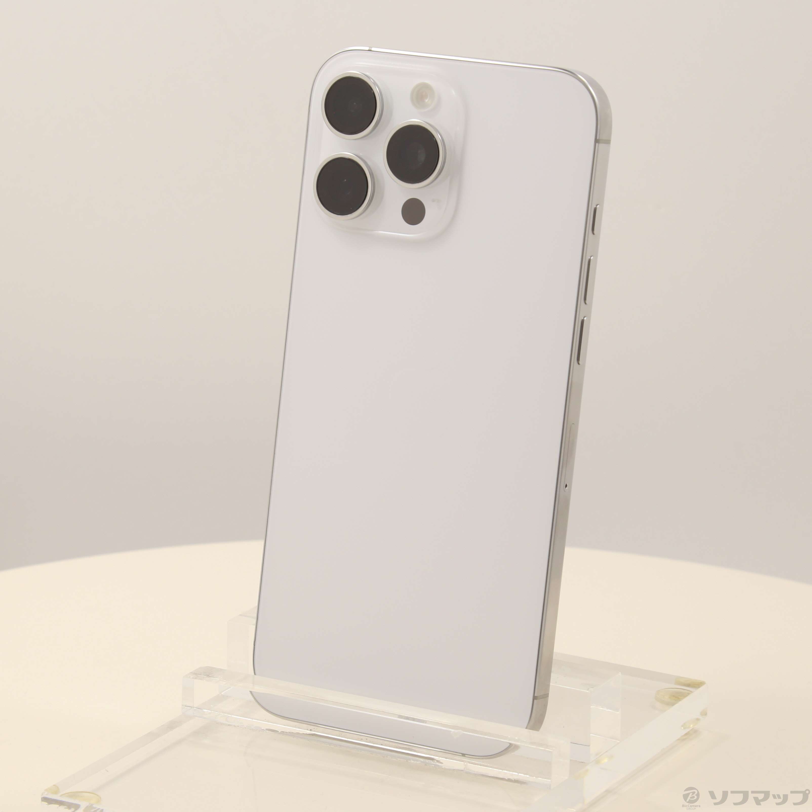 中古】iPhone16 Pro Max 256GB ホワイトチタニウム MYWH3J／A SIM