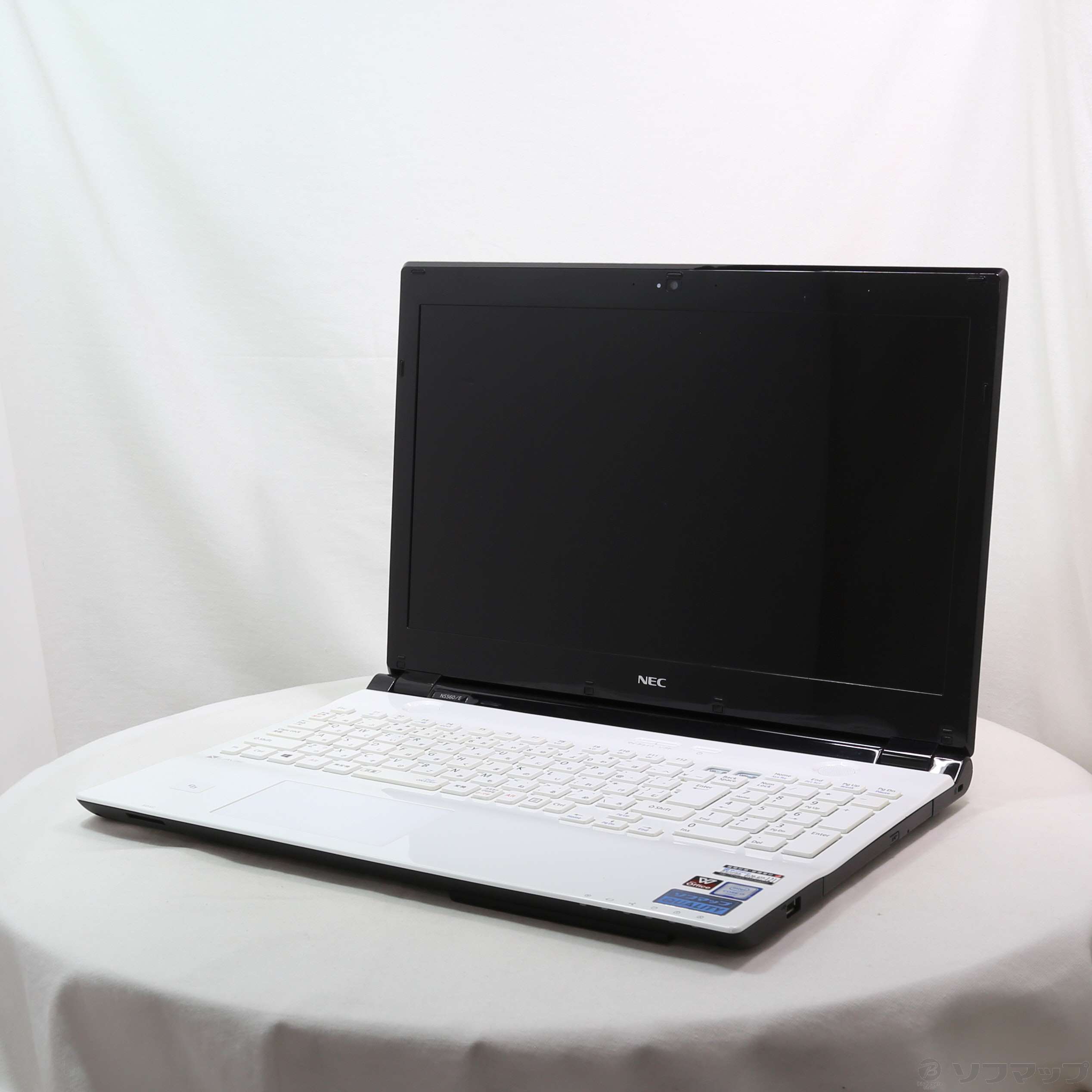 中古】LAVIE Note Standard PC-NS560EAW-J クリスタルホワイト