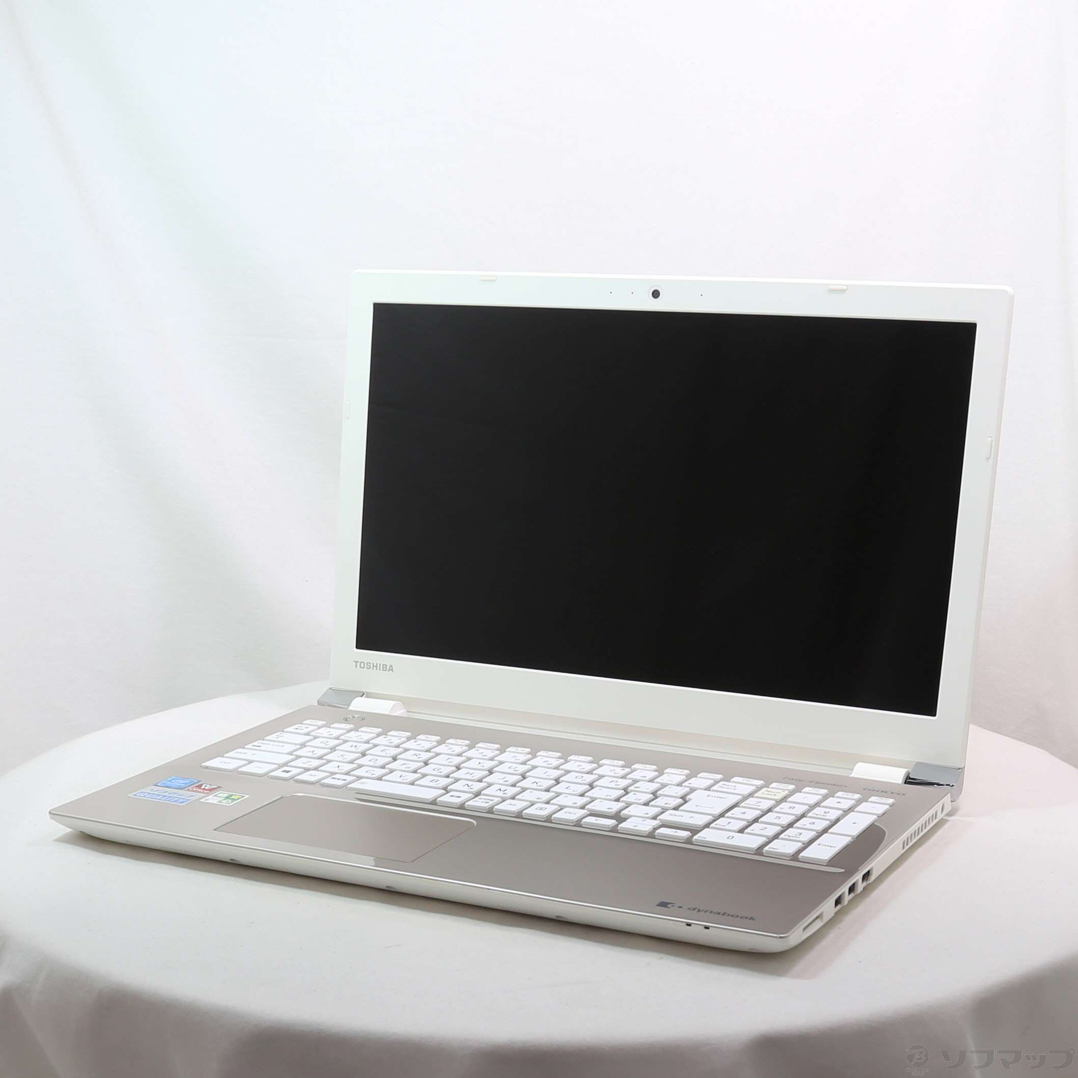中古】格安安心パソコン dynabook T45／GG PT45GGP-SEA サテンゴールド