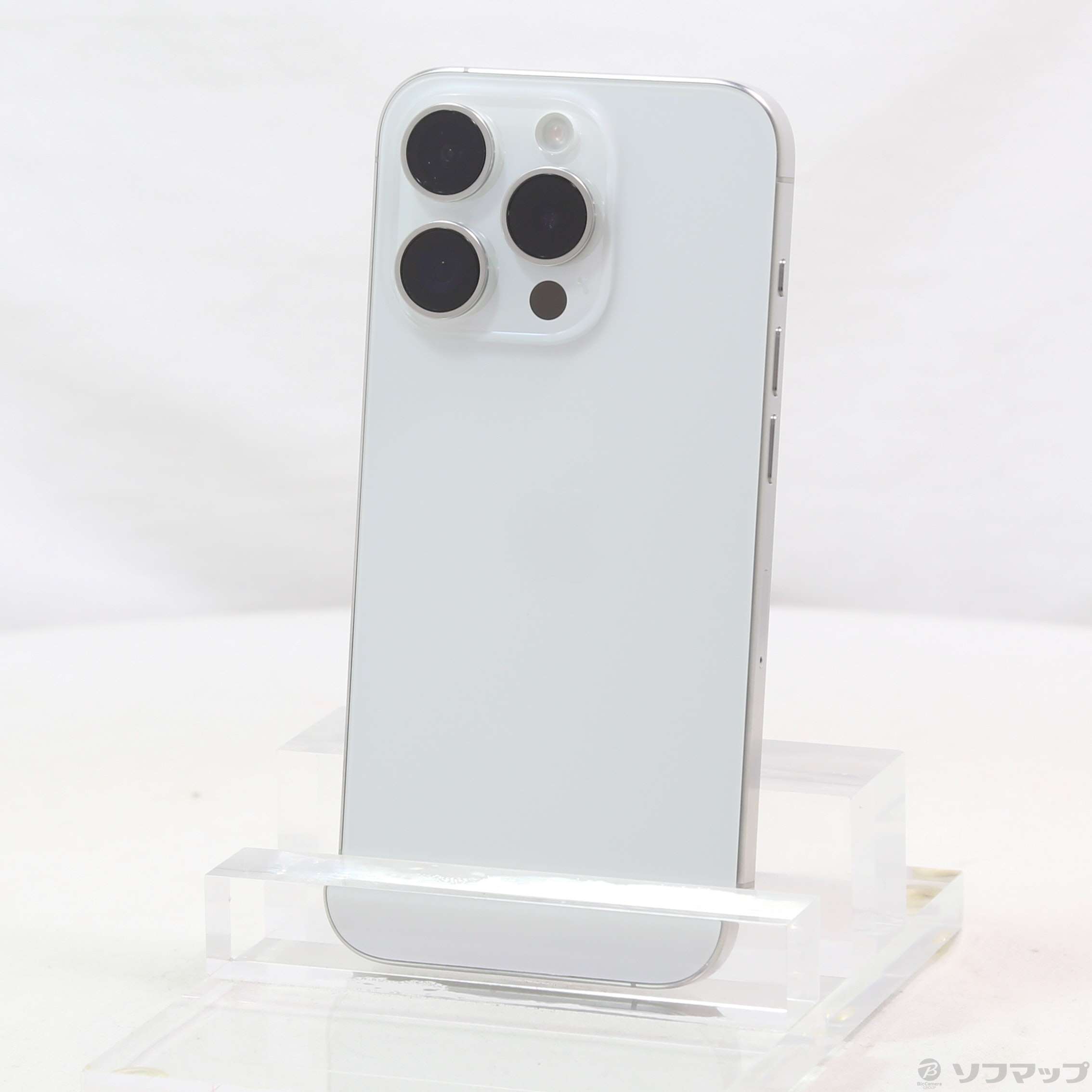 中古】iPhone15 Pro 256GB ホワイトチタニウム MTUD3J／A SIMフリー