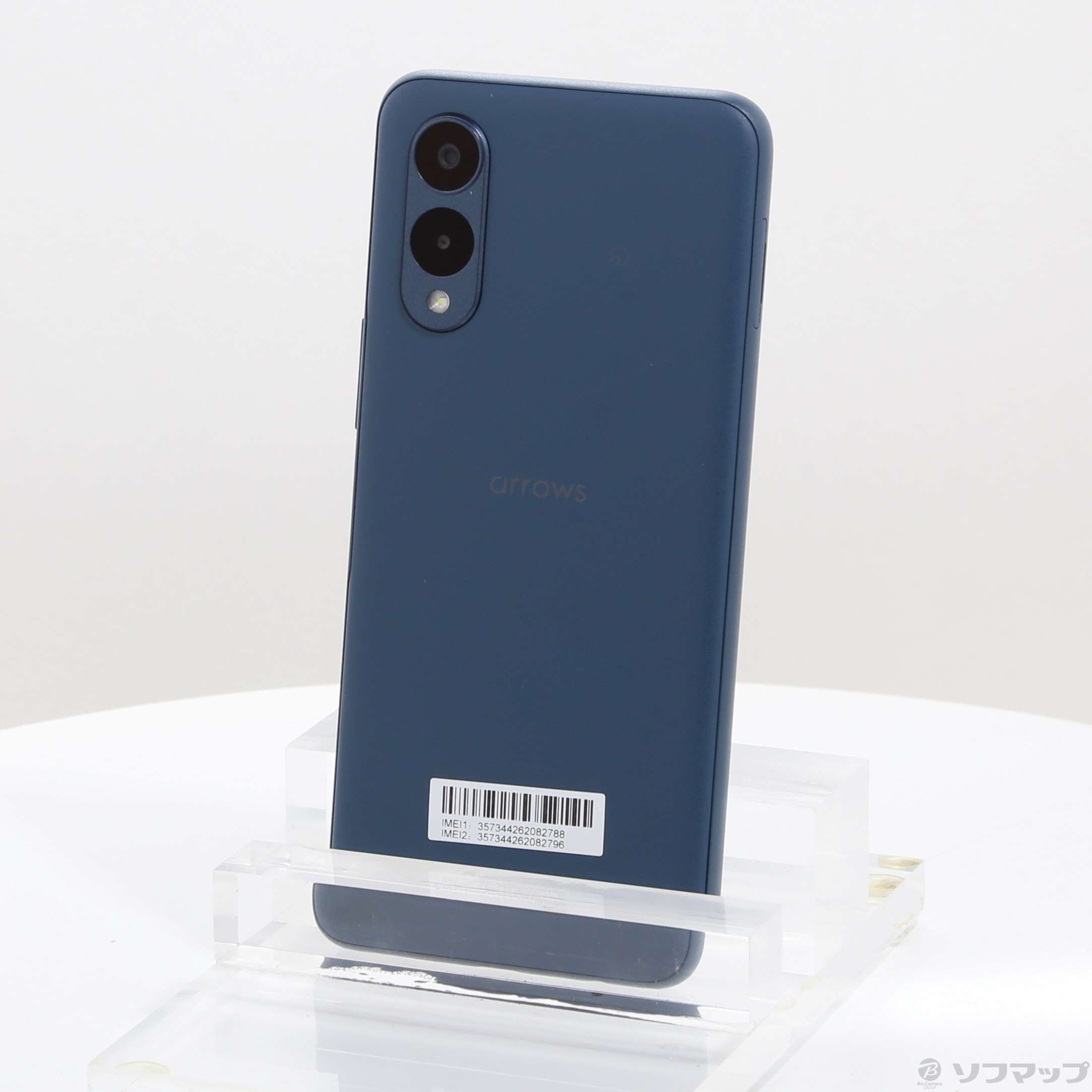 中古】arrows We2 64GB ネイビーグリーン FCG02 au SIMフリー