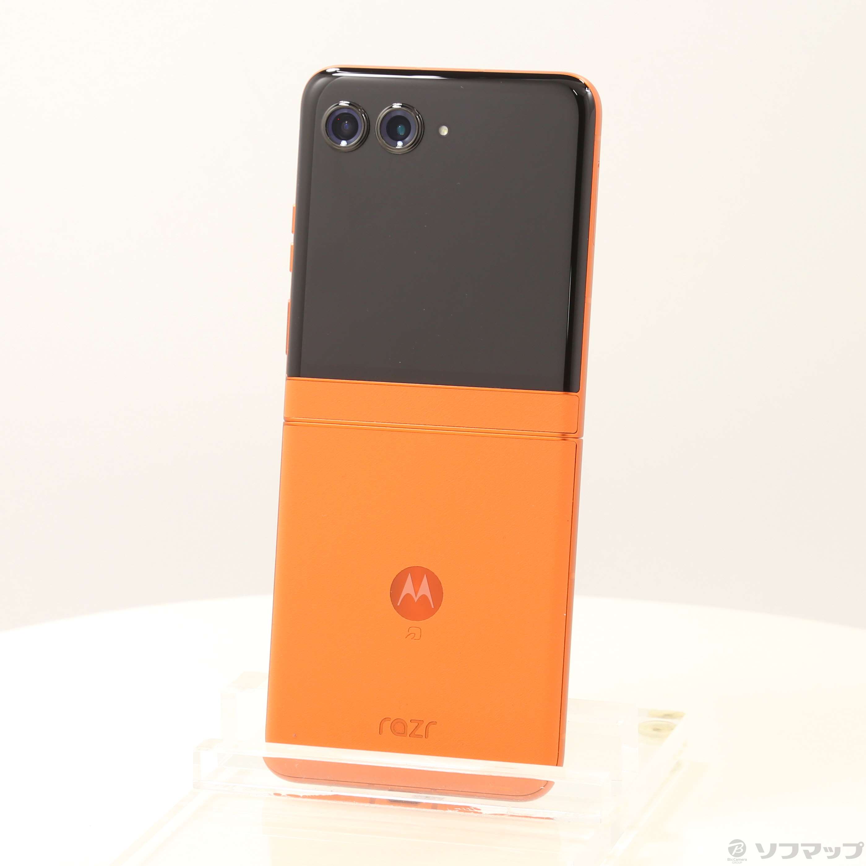 中古】motorola razr 50 512GB スプリッツオレンジ PB230002JP SIM