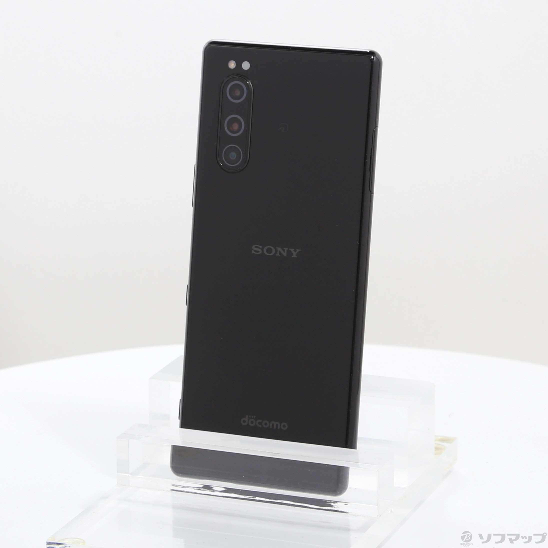 中古】Xperia 5 64GB ブラック SO-01M docomoロック解除SIMフリー
