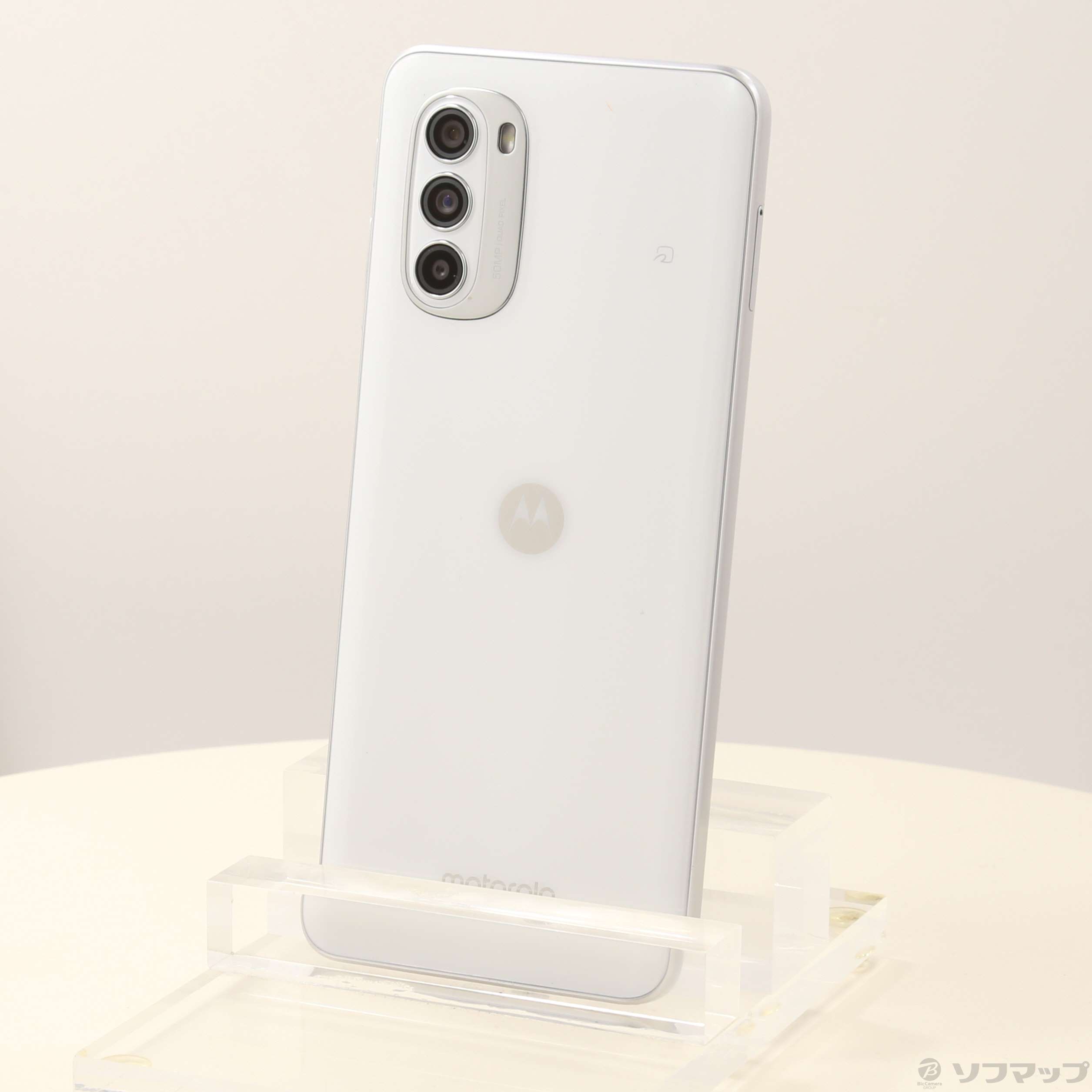 中古】moto g52j 5G II 128GB パールホワイト PATM0005JP SIMフリー