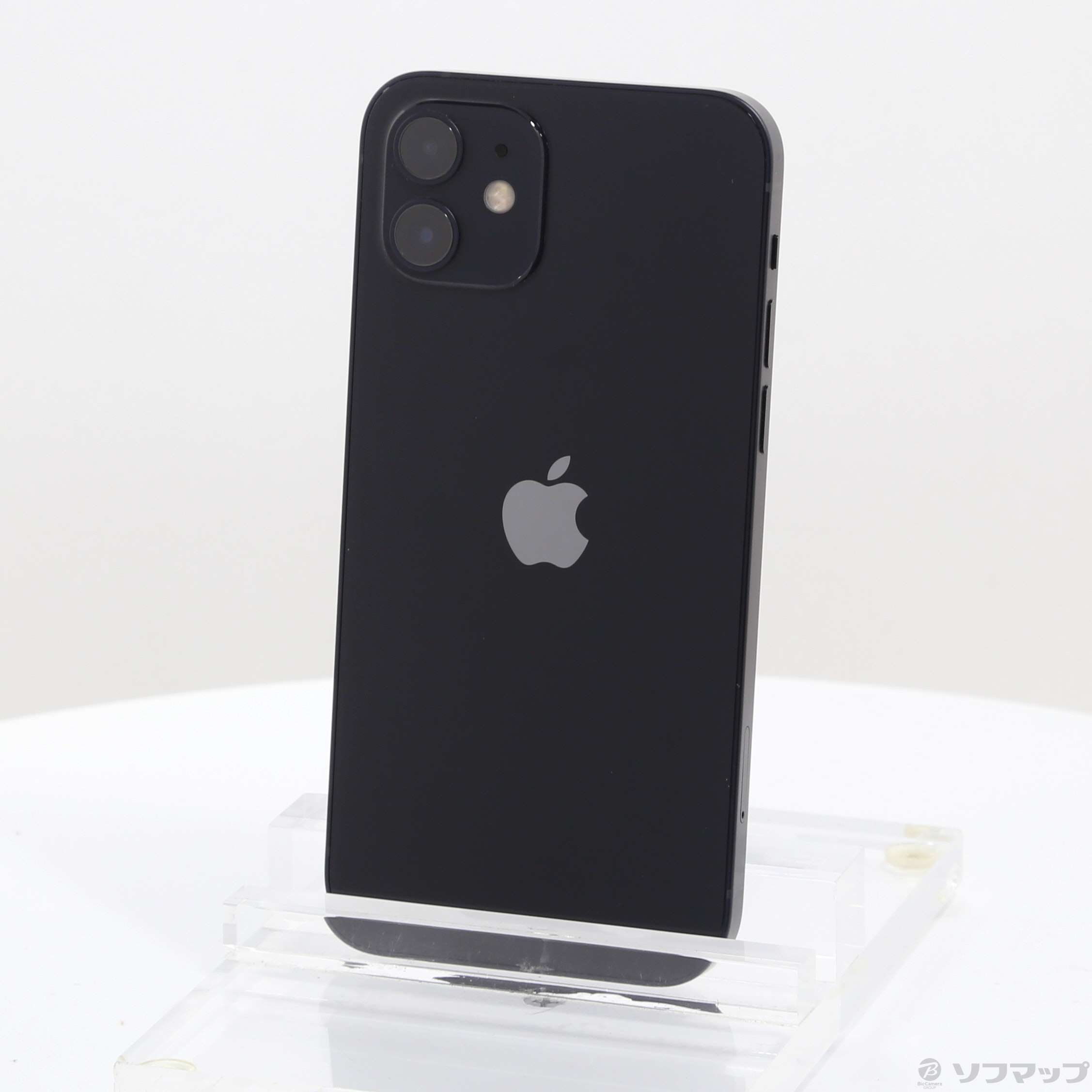 中古】iPhone12 64GB ブラック MGHN3J／A SoftBank [2133069061106