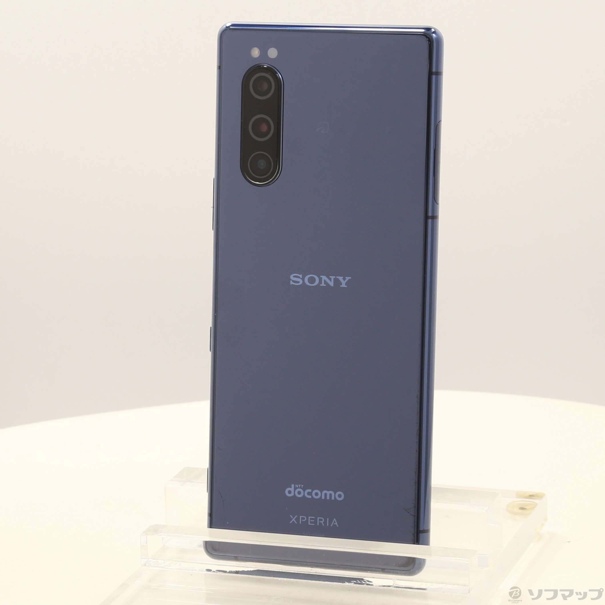 中古】Xperia 5 64GB ブルー SO-01M docomoロック解除SIMフリー 