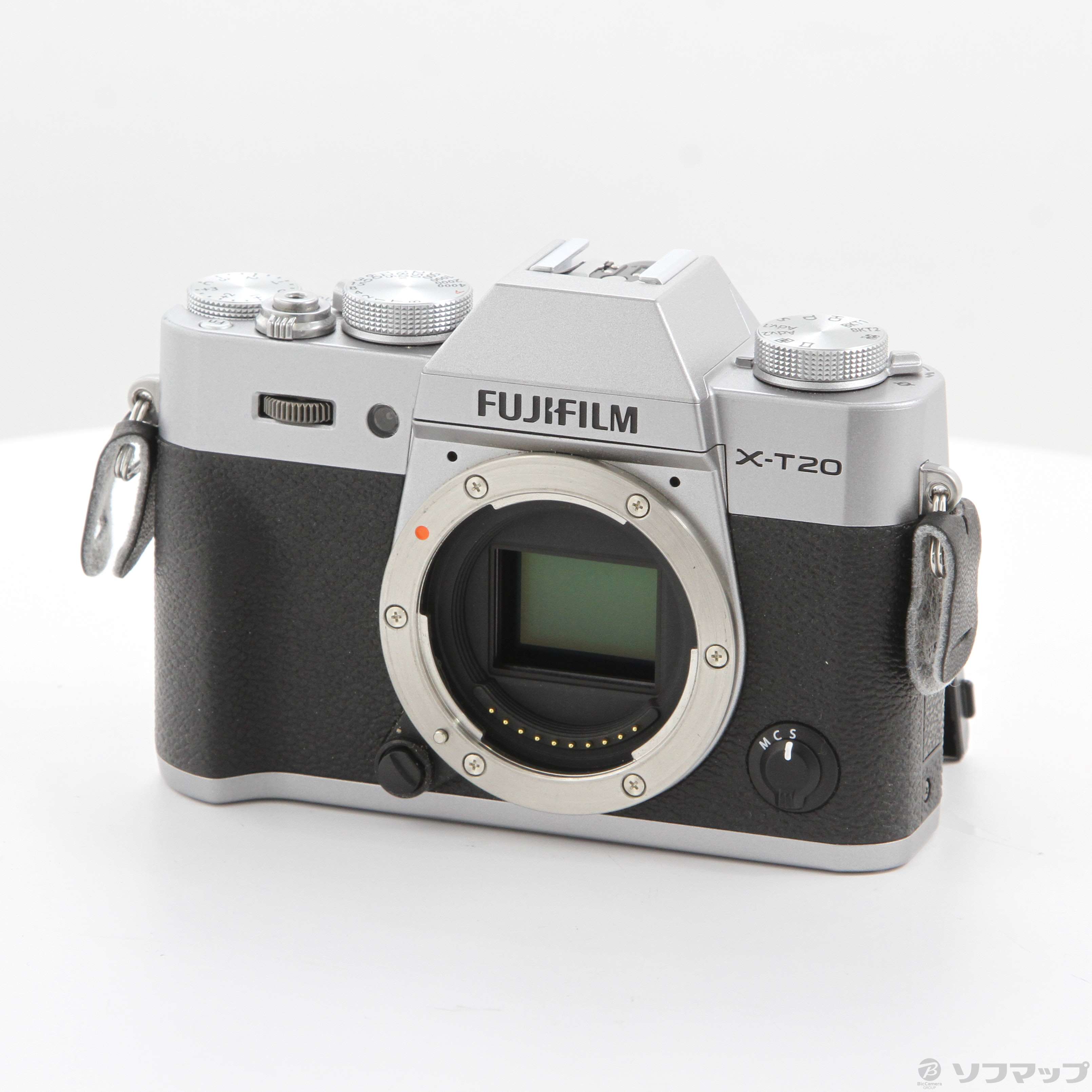 中古】期間特価対象品 FUJIFILM X-T20-S シルバー [2133069193555
