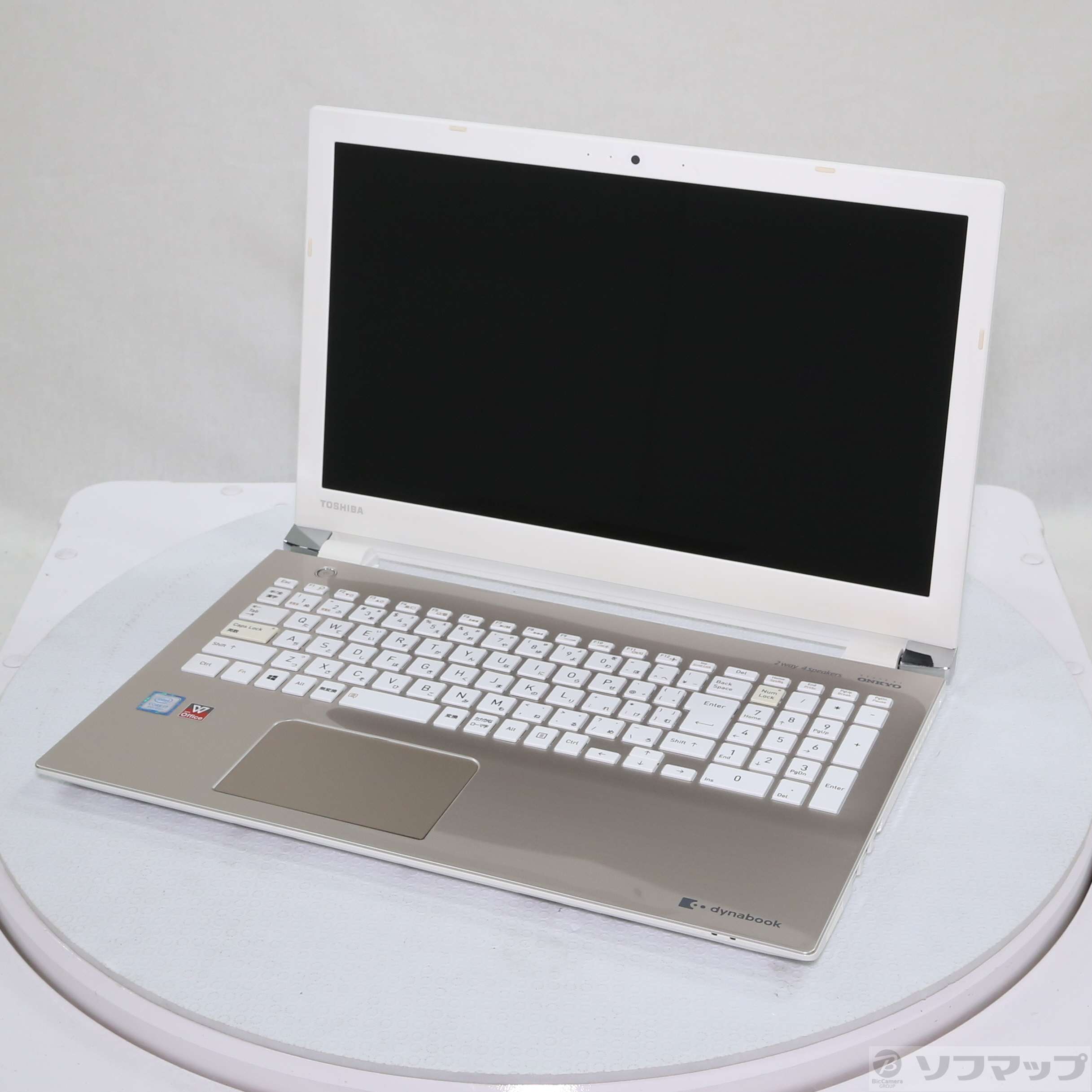 中古】dynabook T65／HG PT65HGP-REA サテンゴールド 〔Windows 10
