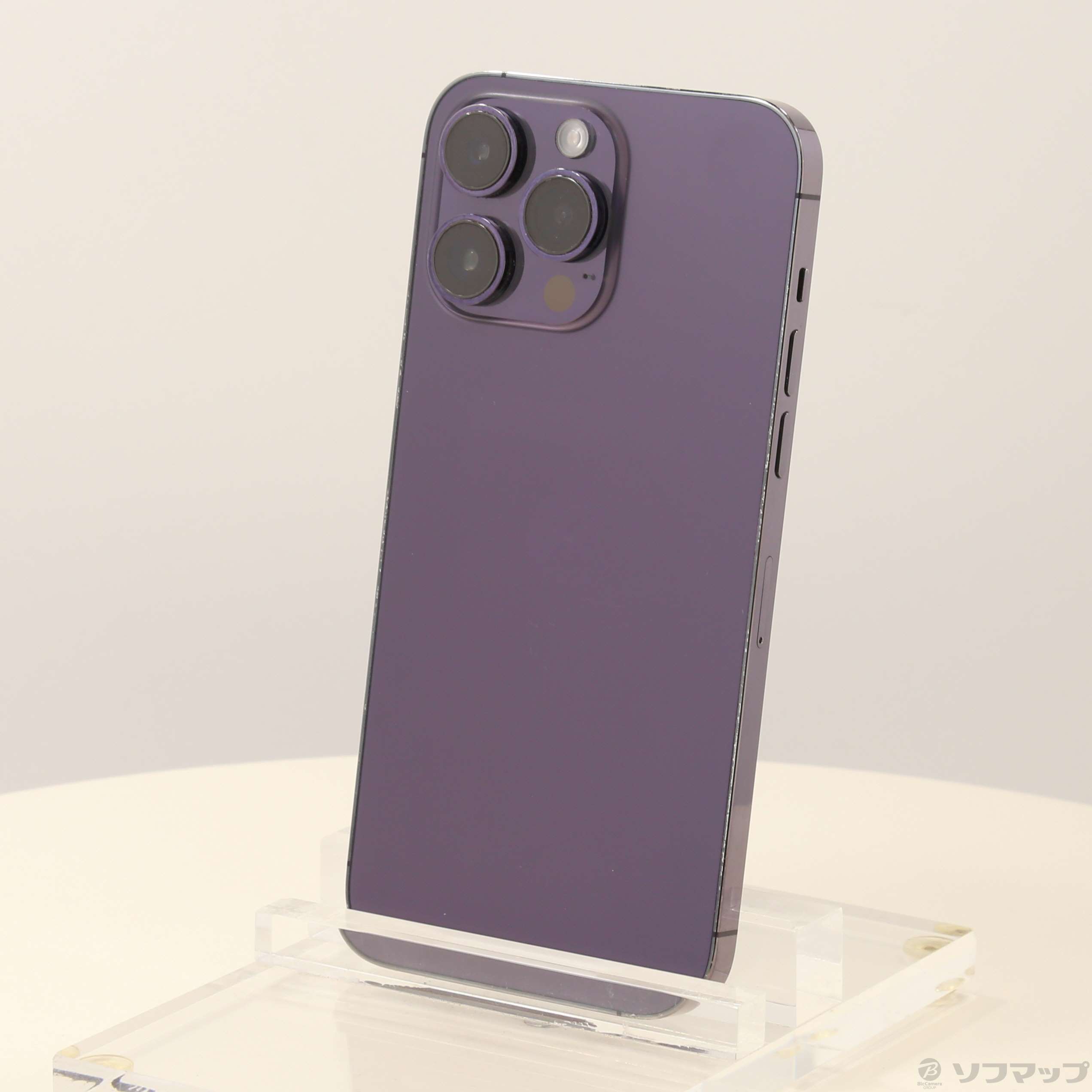 中古】iPhone14 Pro Max 128GB ディープパープル MQ993J／A SIMフリー