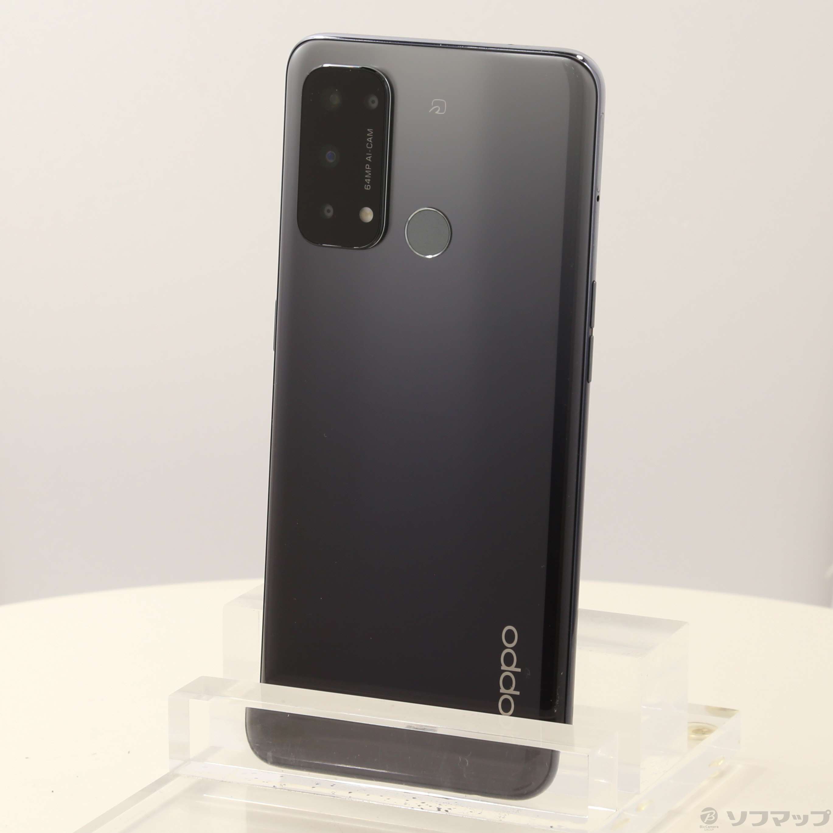 中古】OPPO Reno5 A 128GB シルバーブラック CPH2199 SIMフリー