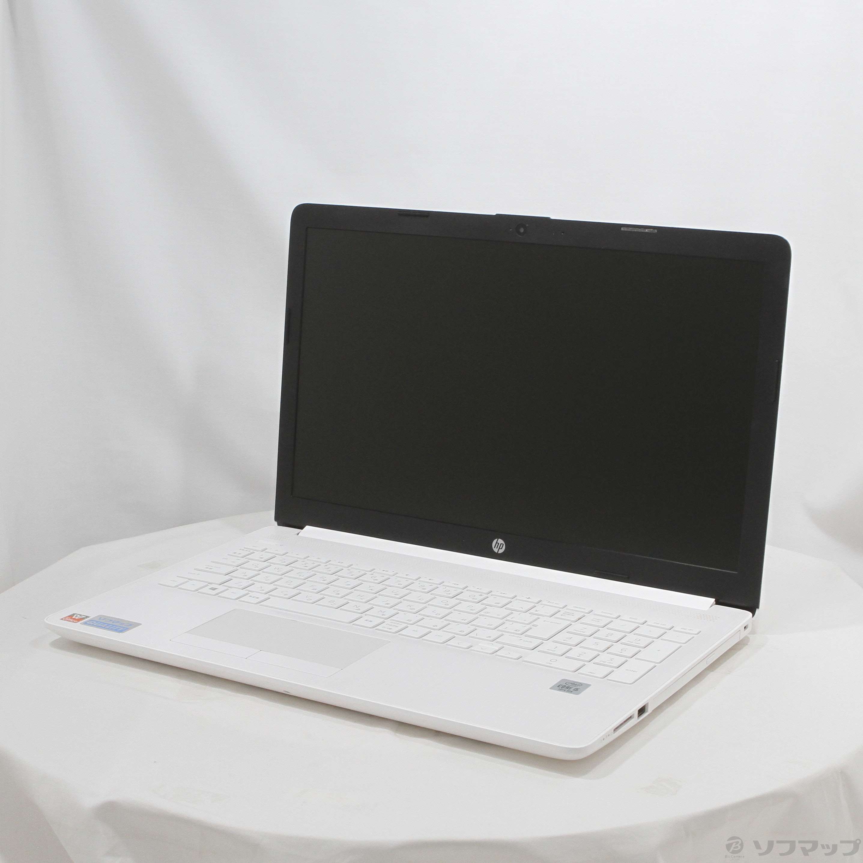 中古】HP 15-da2023TU 9AU46PA-AAAA ピュアホワイト 〔Windows 10