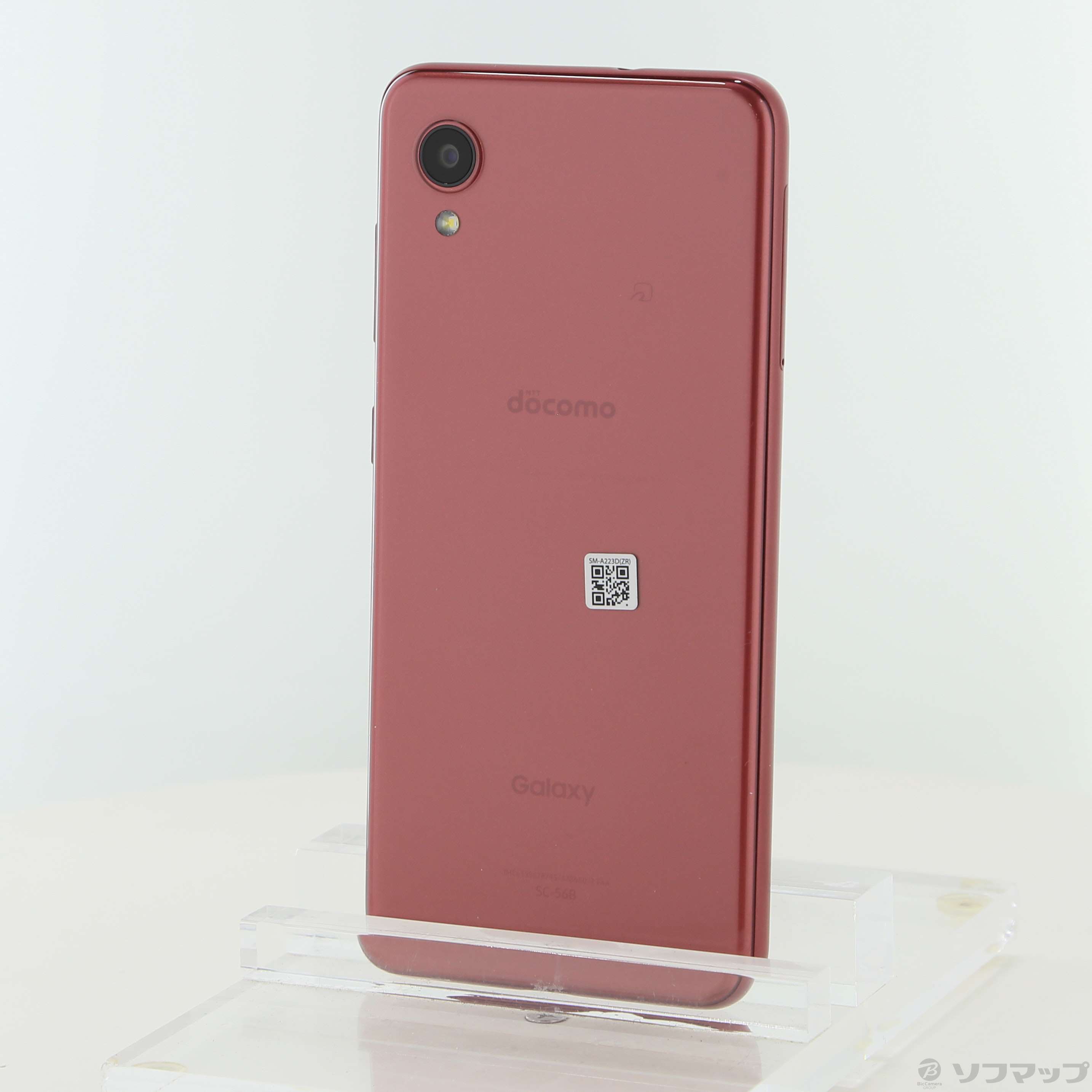 中古】Galaxy A22 5G 64GB レッド SC-56B docomo SIMフリー