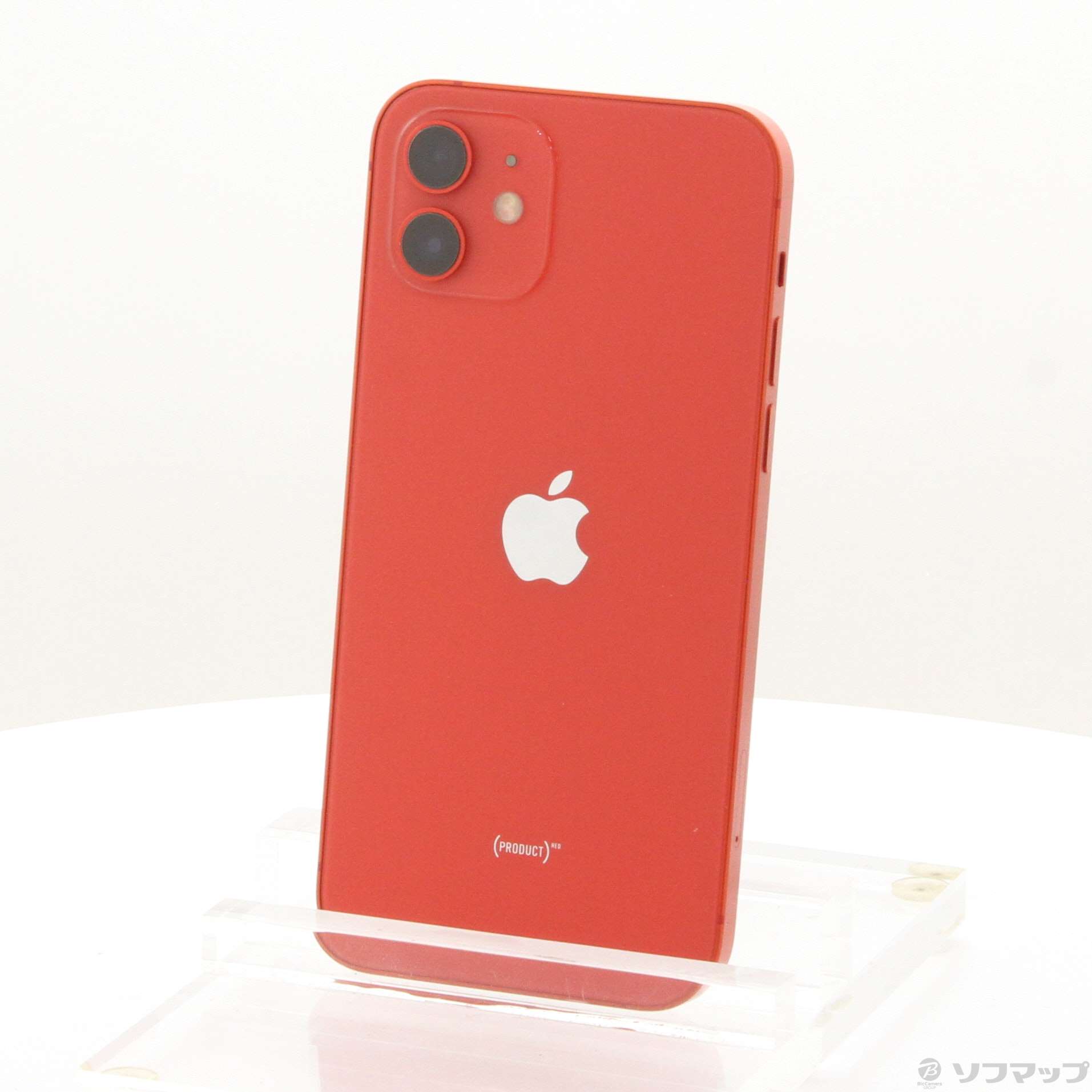 中古】iPhone12 64GB プロダクトレッド MGHQ3J／A SIMフリー