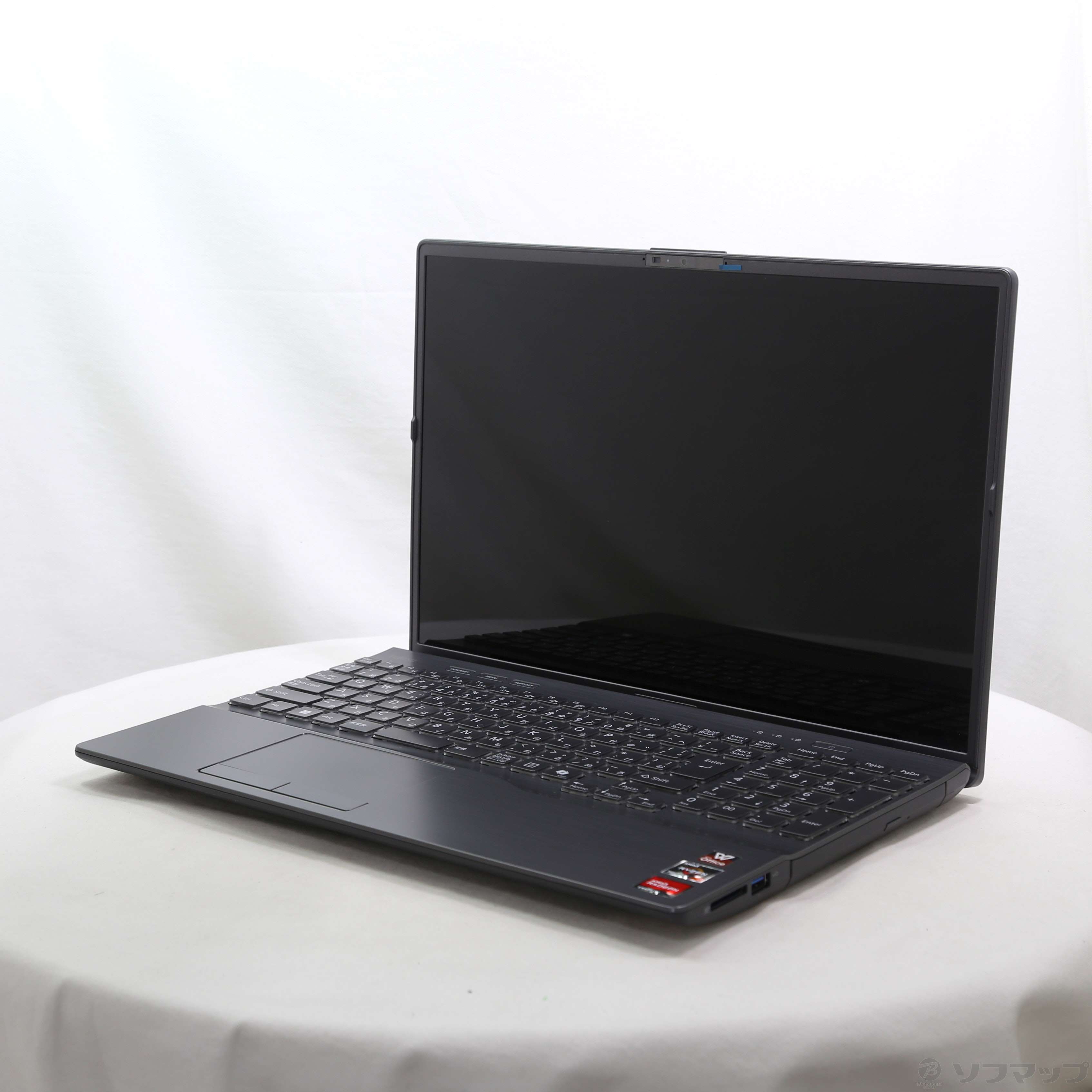 【新品】富士通 LIFEBOOK AH52/J3 Ryzen 7 7735U 中古】LIFEBOOK AH52／J3 FMVA52J3BB ブライトブラック ［Ryzen-7