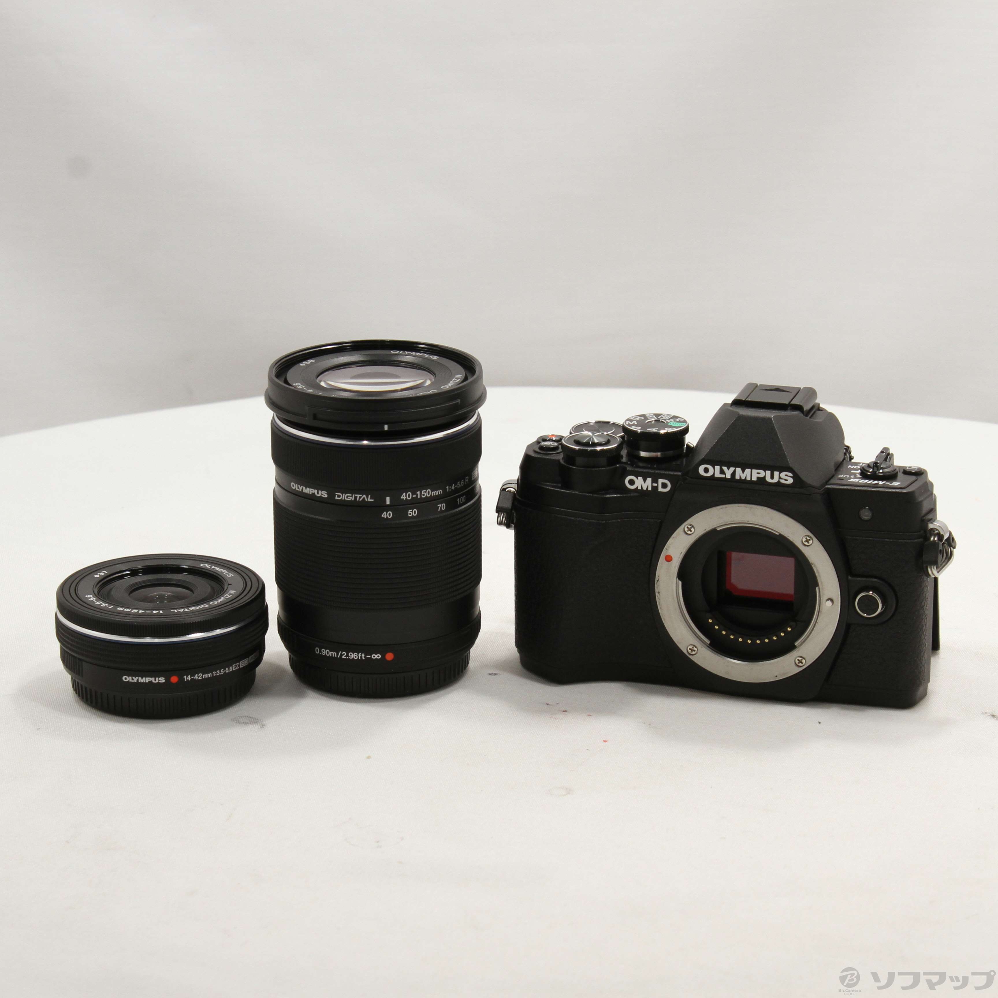 中古】OM-D E-M10 Mark III EZダブルズームキット ブラック