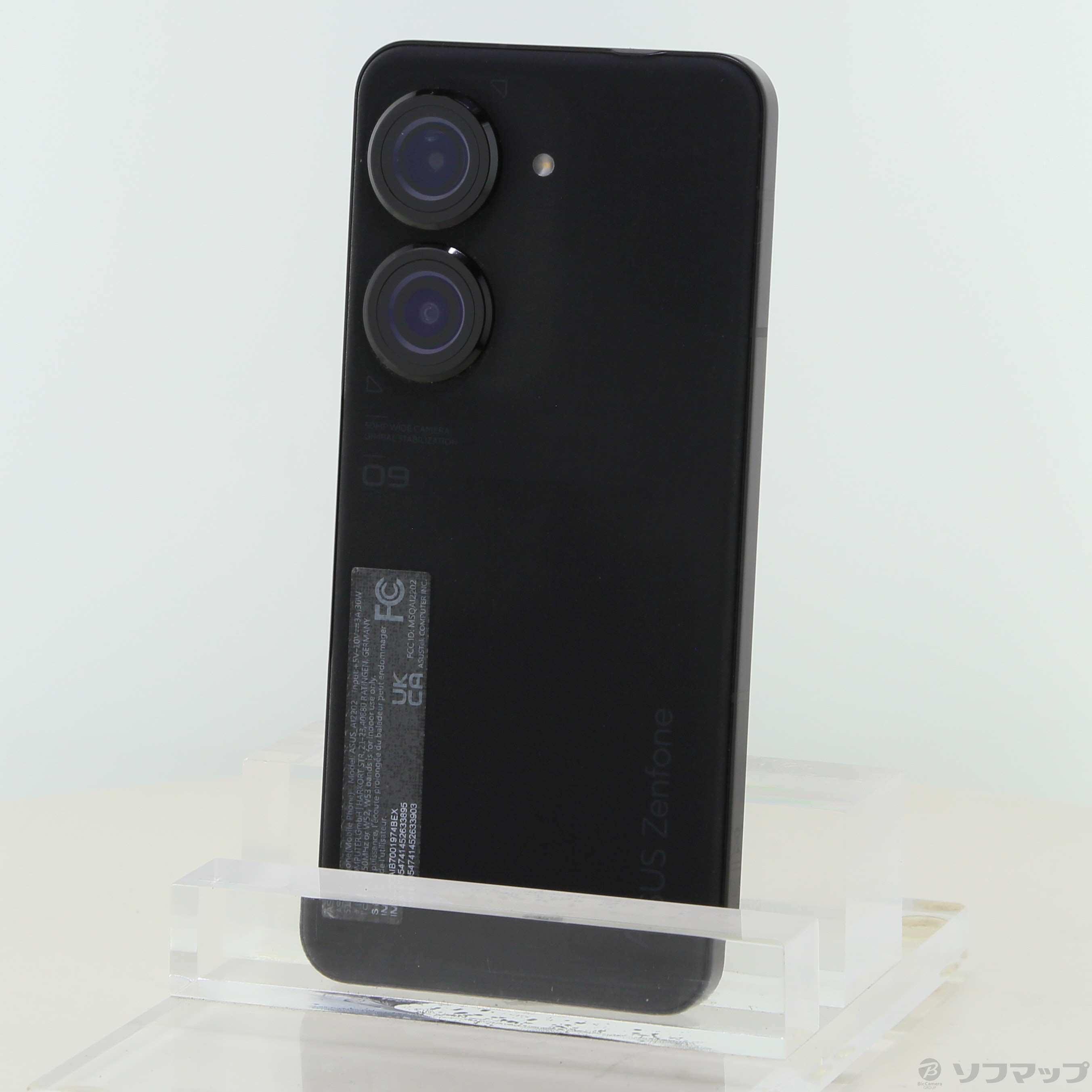 中古】Zenfone 9 256GB ミッドナイトブラック ZF9-BK16S256 SIMフリー