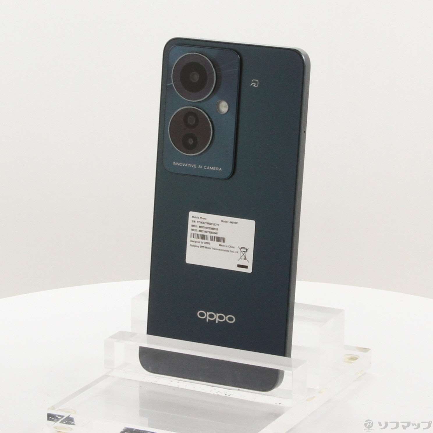 中古】OPPO Reno11 A 128GB ダークグリーン YMOPRENO11A Y!mobile SIM