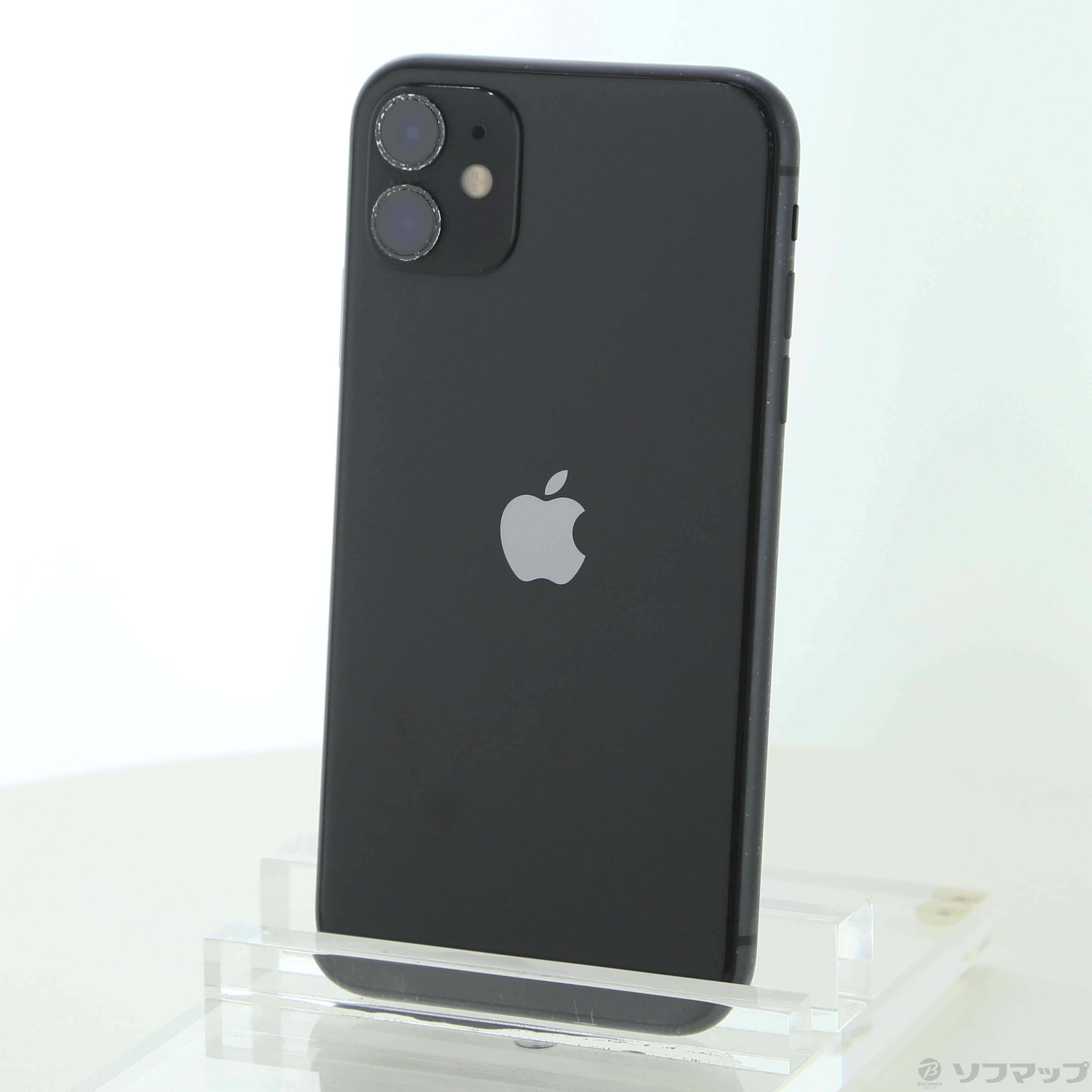 中古】iPhone11 64GB ブラック MWLT2J／A SIMフリー [2133070206268