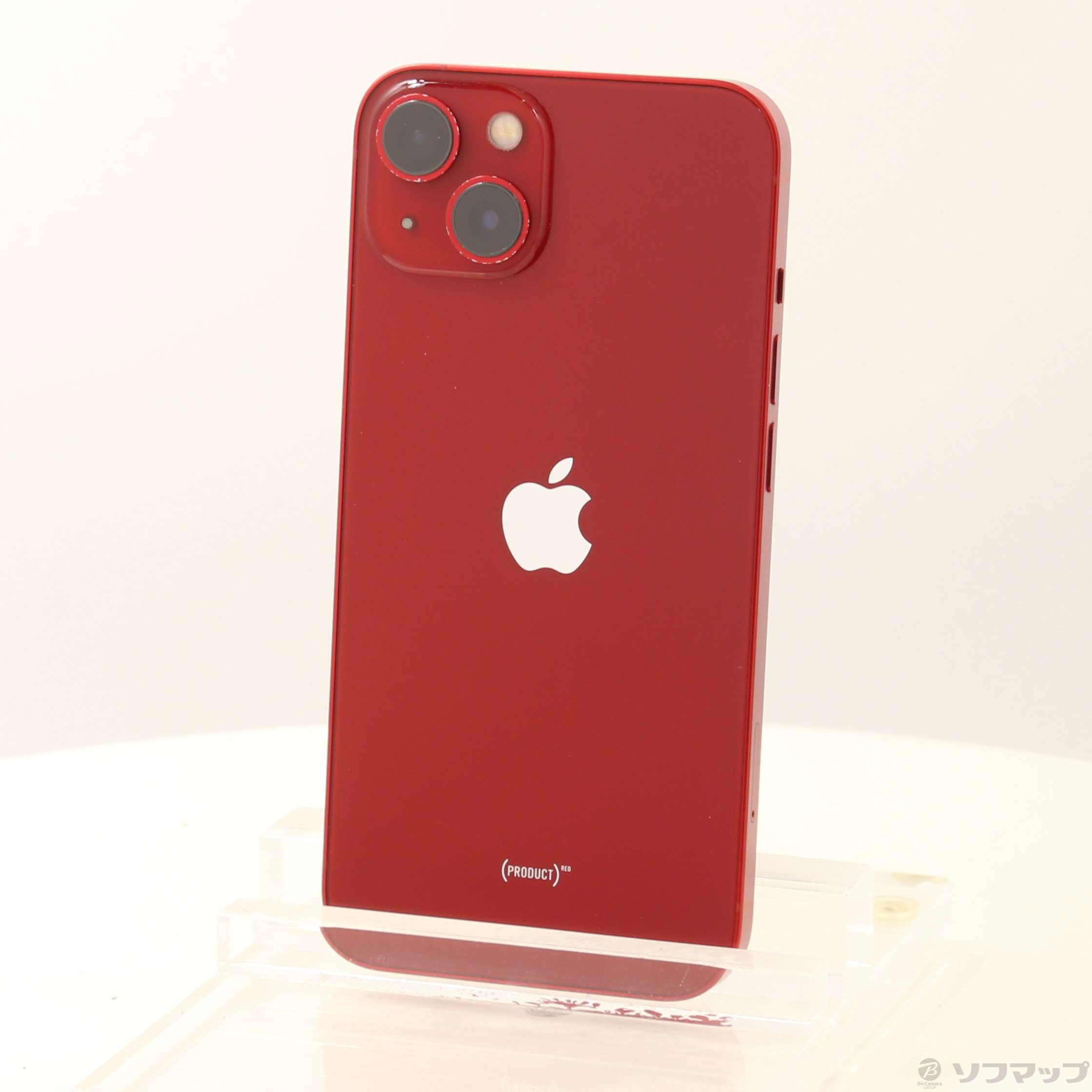 中古】セール対象品 iPhone13 128GB プロダクトレッド MLNF3J／A SIM