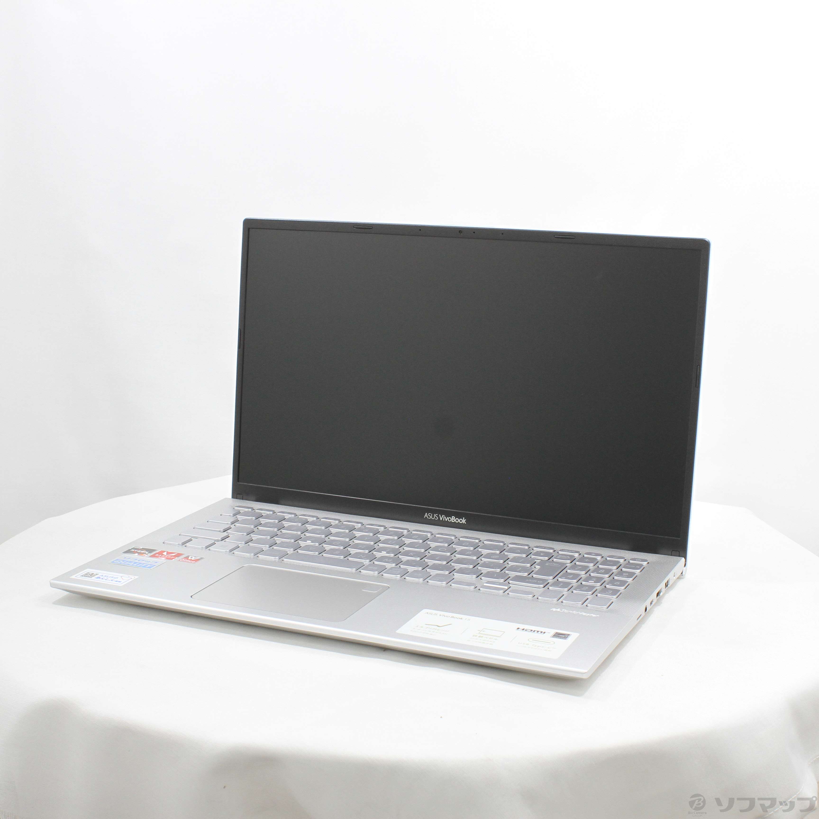 中古】VivoBook 15 X512DA X512DA-BQ1136T トランスペアレントシルバー