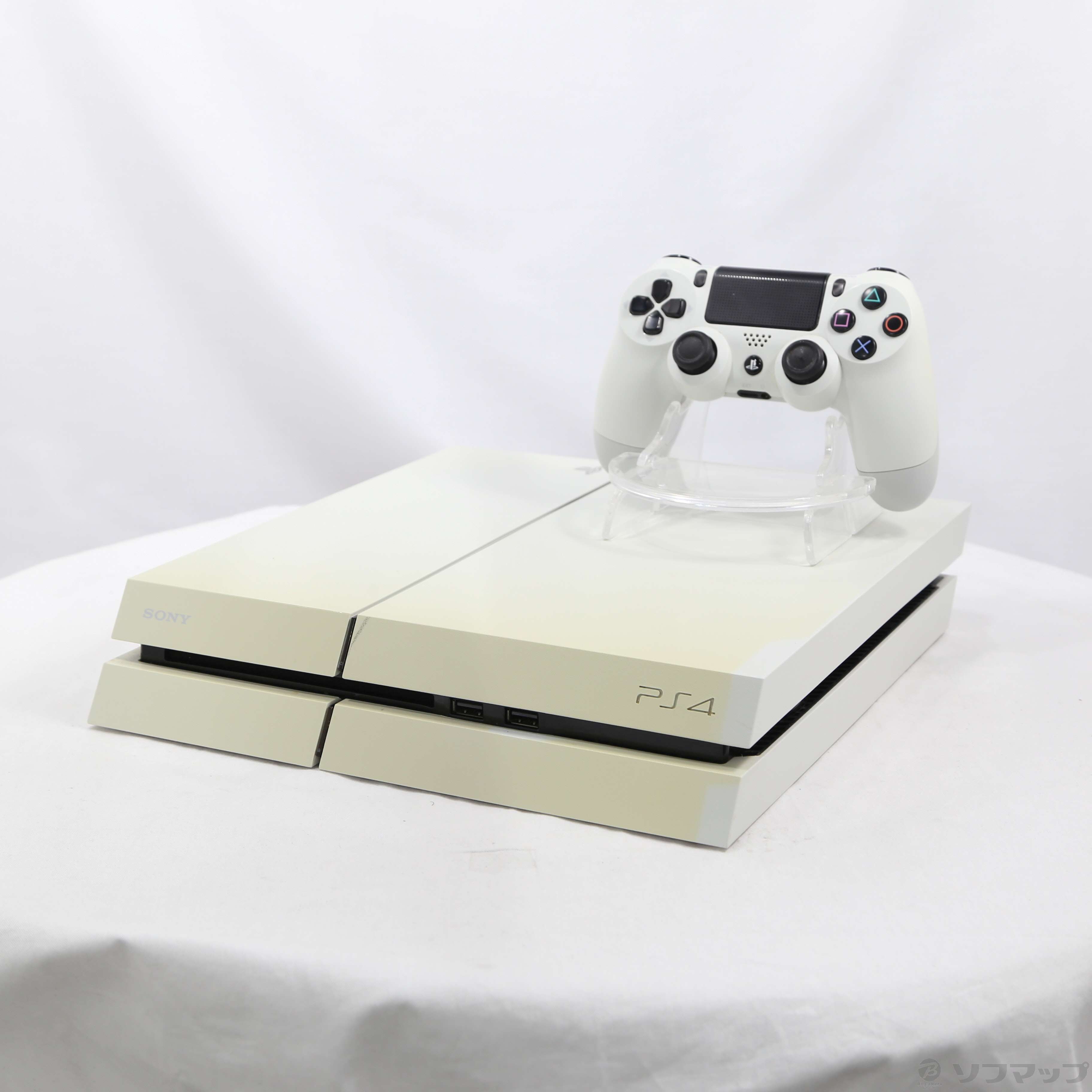 中古】PlayStation 4 グレイシャー・ホワイト CUH-1100AB