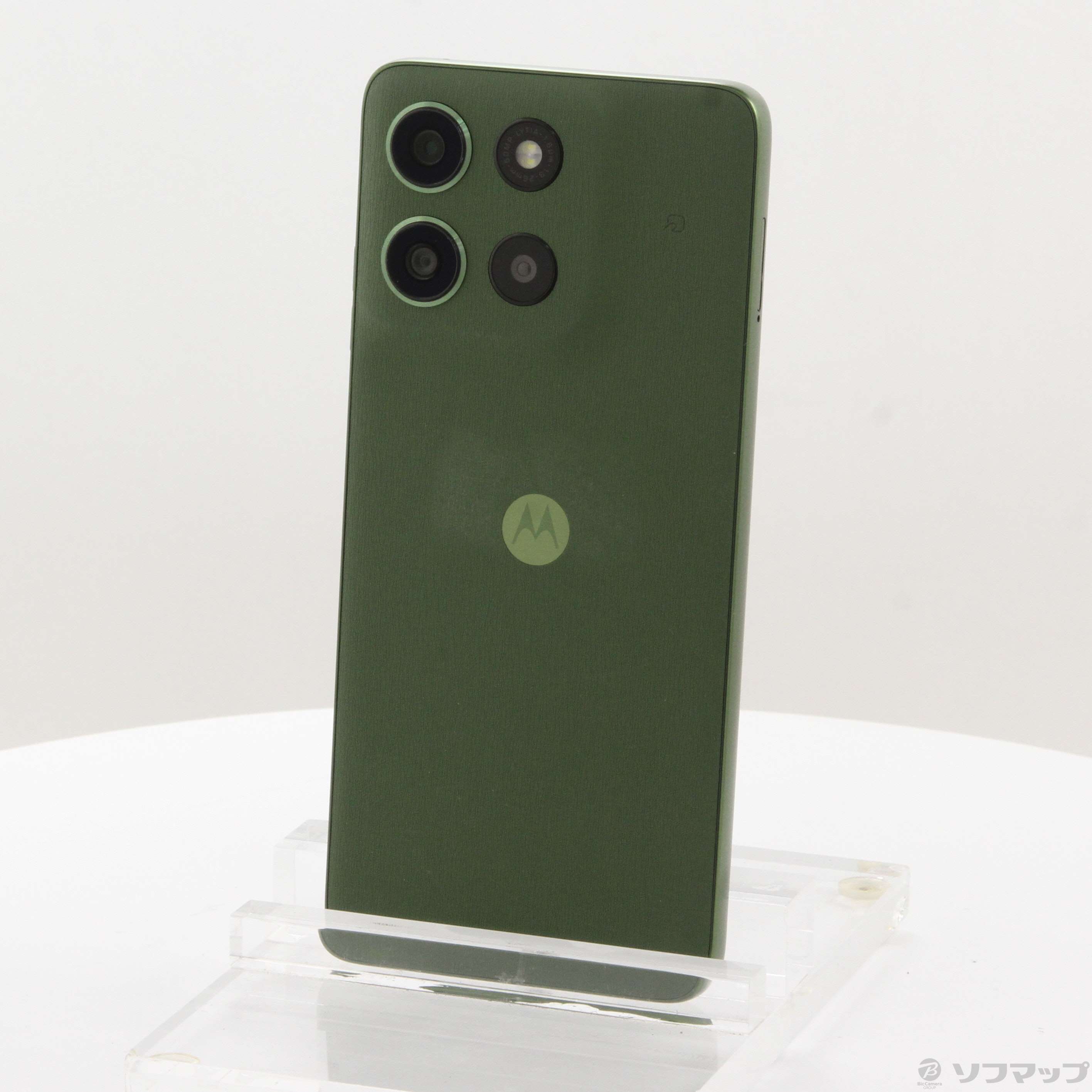 中古】moto g66j 5G 128GB ディルグリーン PB810000JP SIMフリー