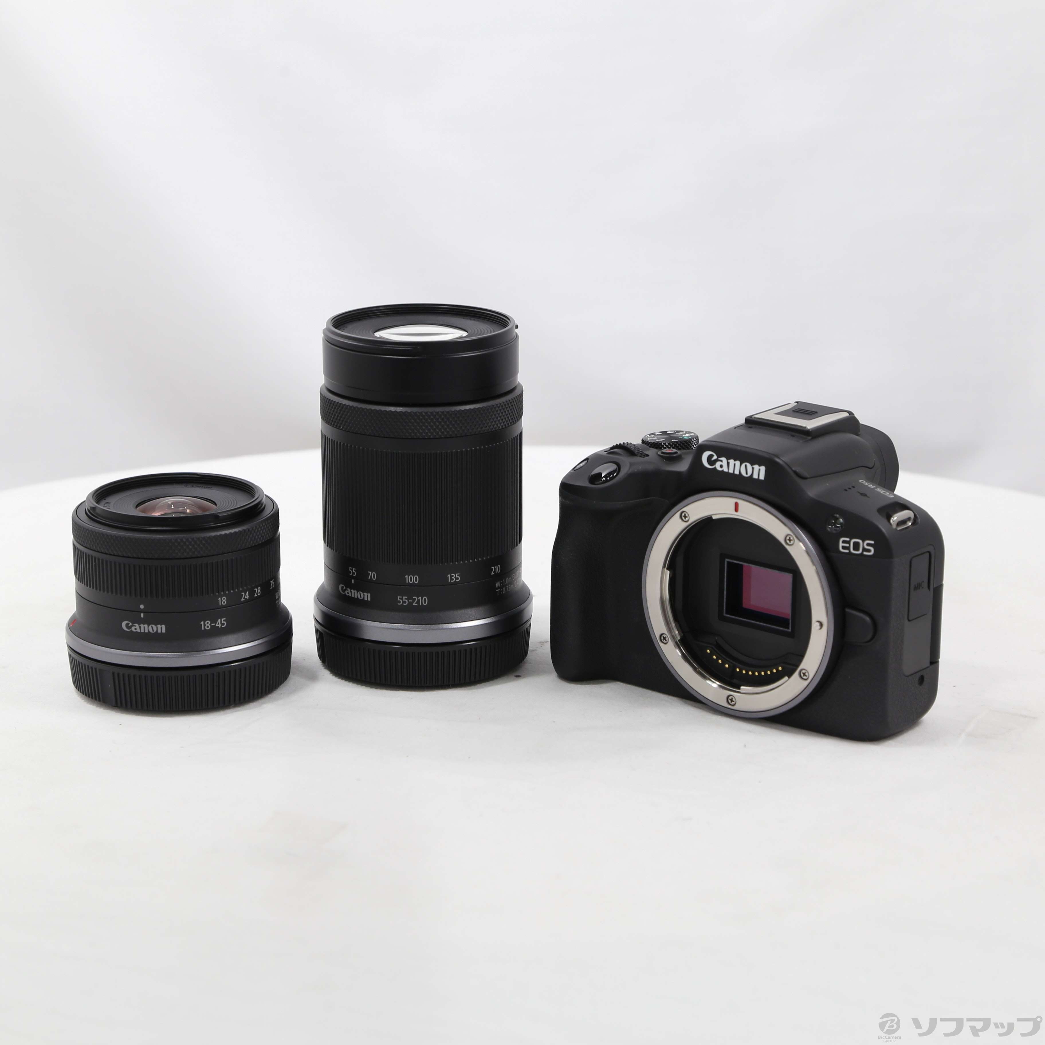 中古】EOS R50 ダブルズームキット ブラック [2133070375995] - リコレ