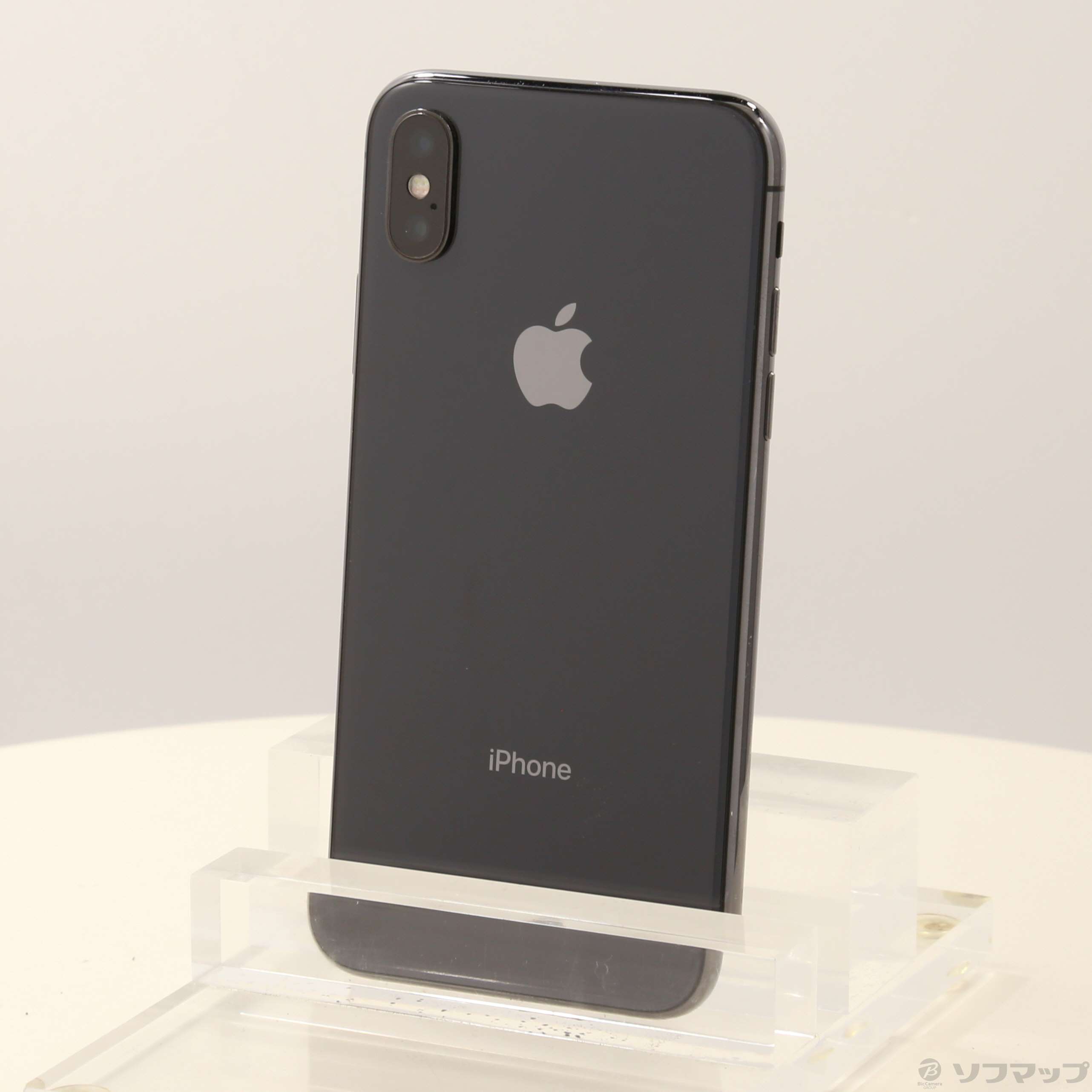 美品 SIMフリー iPhone X 64GB MQAX2J/A スペースグレイ 中古】iPhoneX 64GB スペースグレイ MQAX2J／A SIMフリー