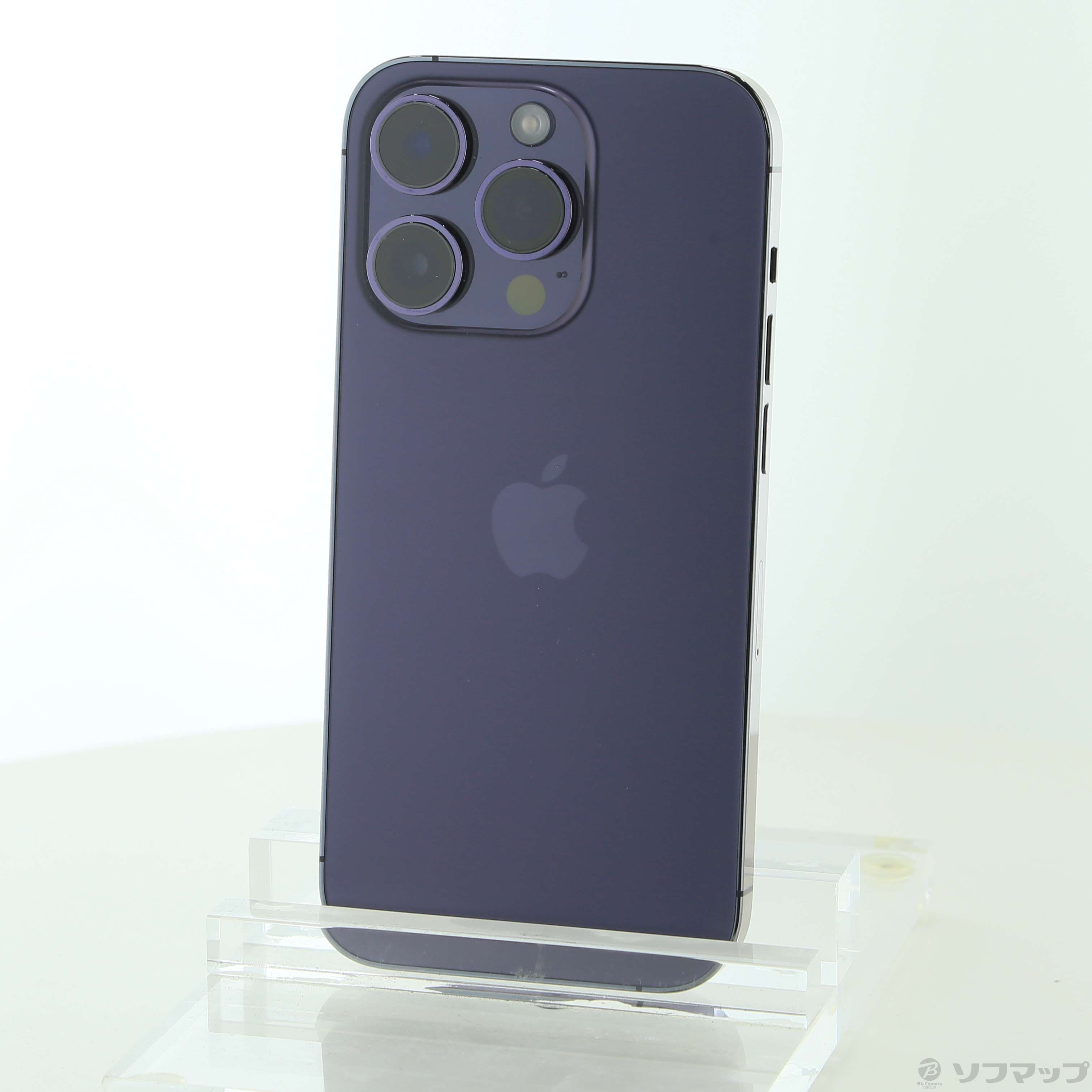 中古】iPhone14 Pro 128GB ディープパープル MQ0F3J／A SIMフリー