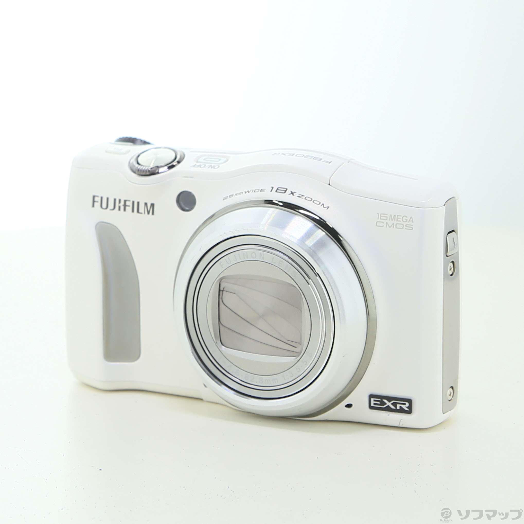 【美品】FUJIFILM FinePix F820EXR オリーブ色 中古】FinePix F820EXR (1600万画素／18倍／ホワイト／SDXC