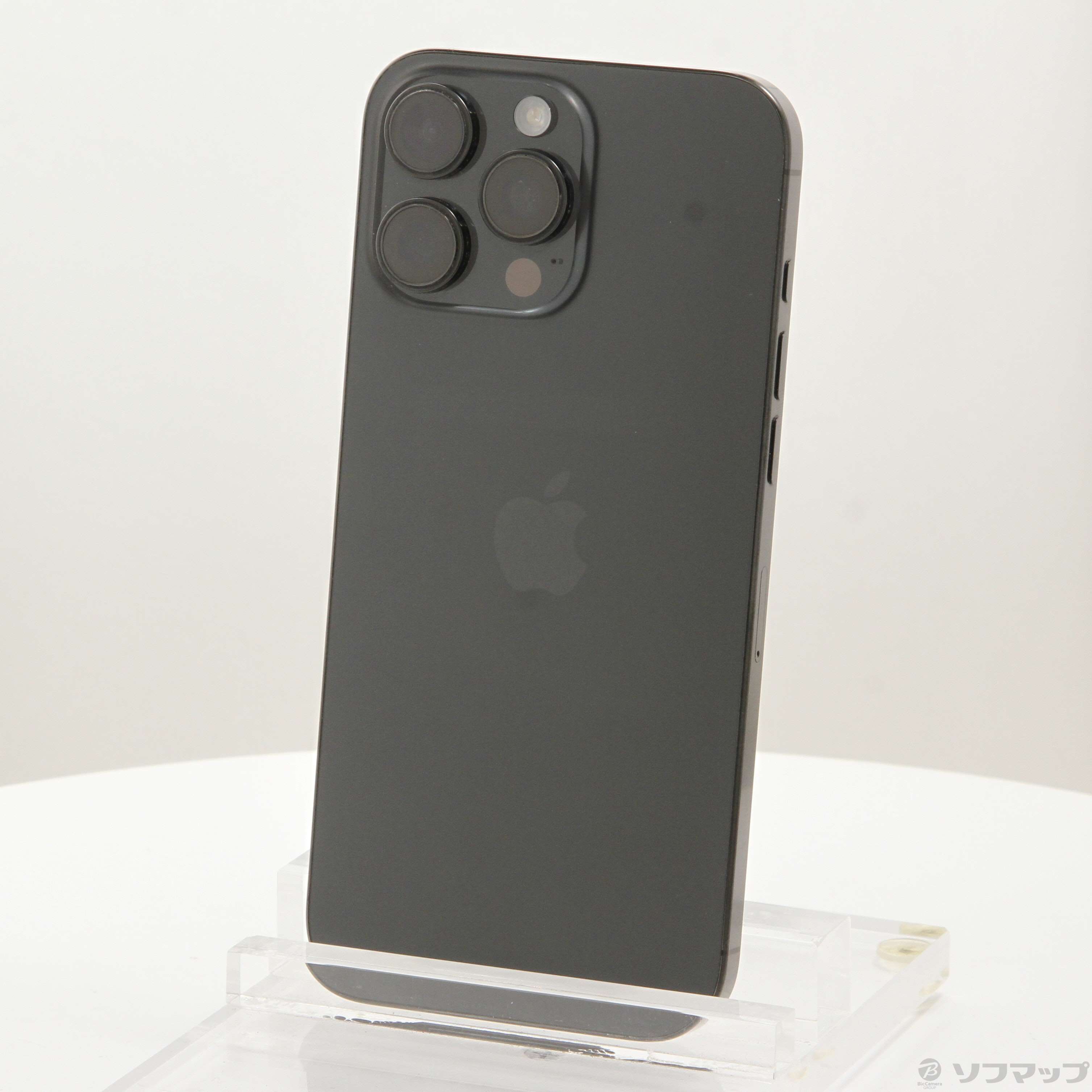 中古】iPhone16 Pro Max 256GB ブラックチタニウム MYWG3J／A SIM