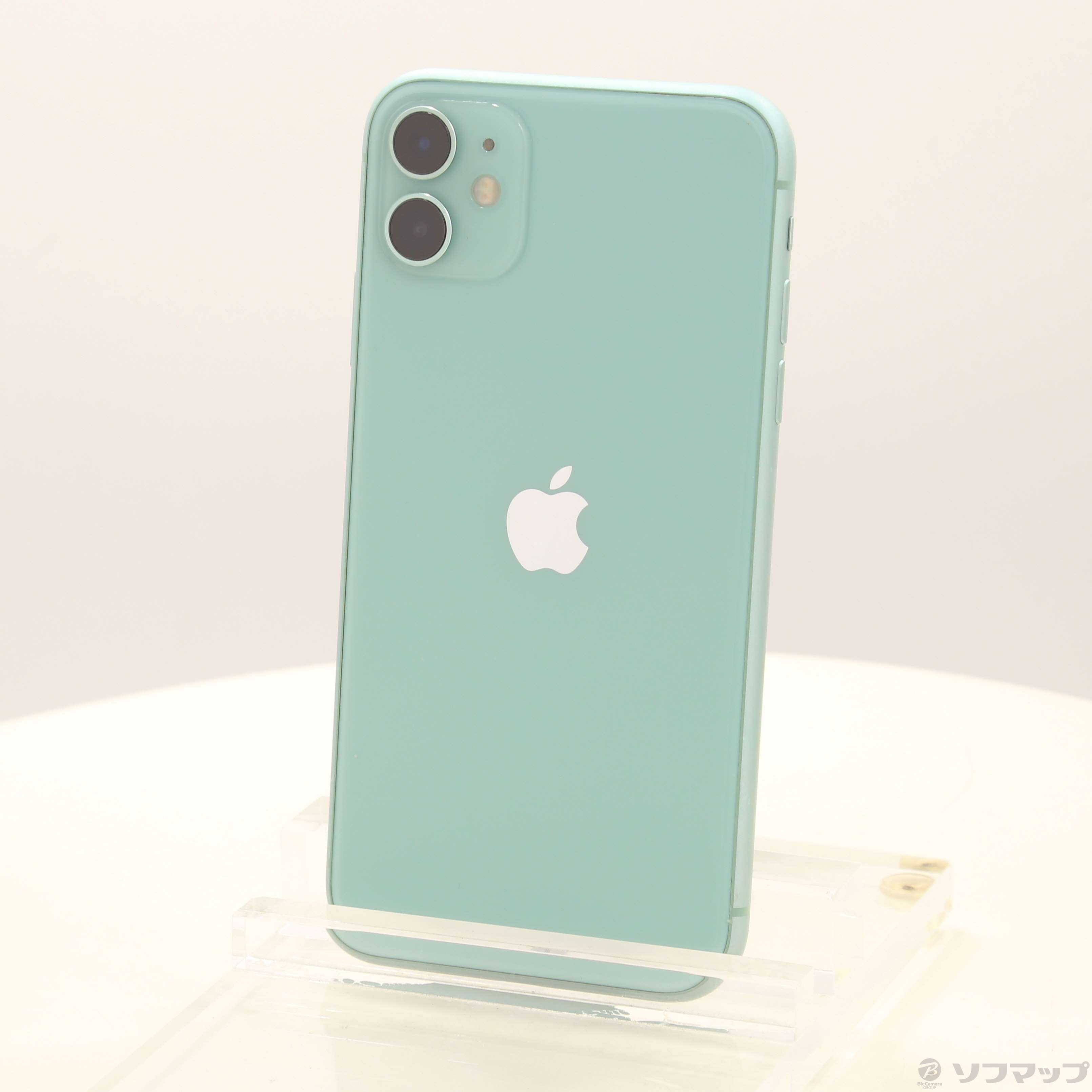 中古】iPhone11 64GB グリーン MHDG3J／A SIMフリー [2133071706934