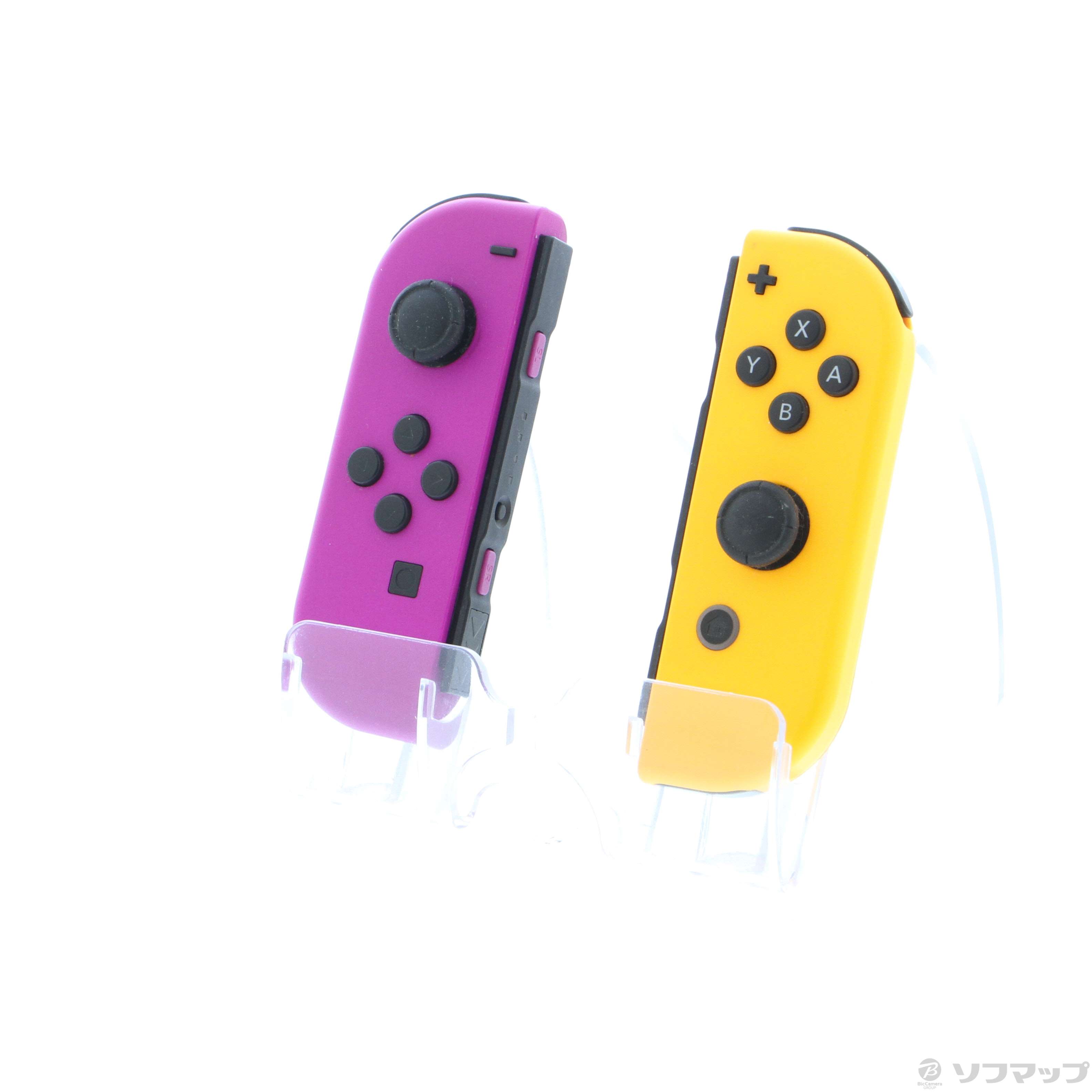 中古】Nintendo Switch Joy-Con (L) ネオンパープル ／ (R) ネオン